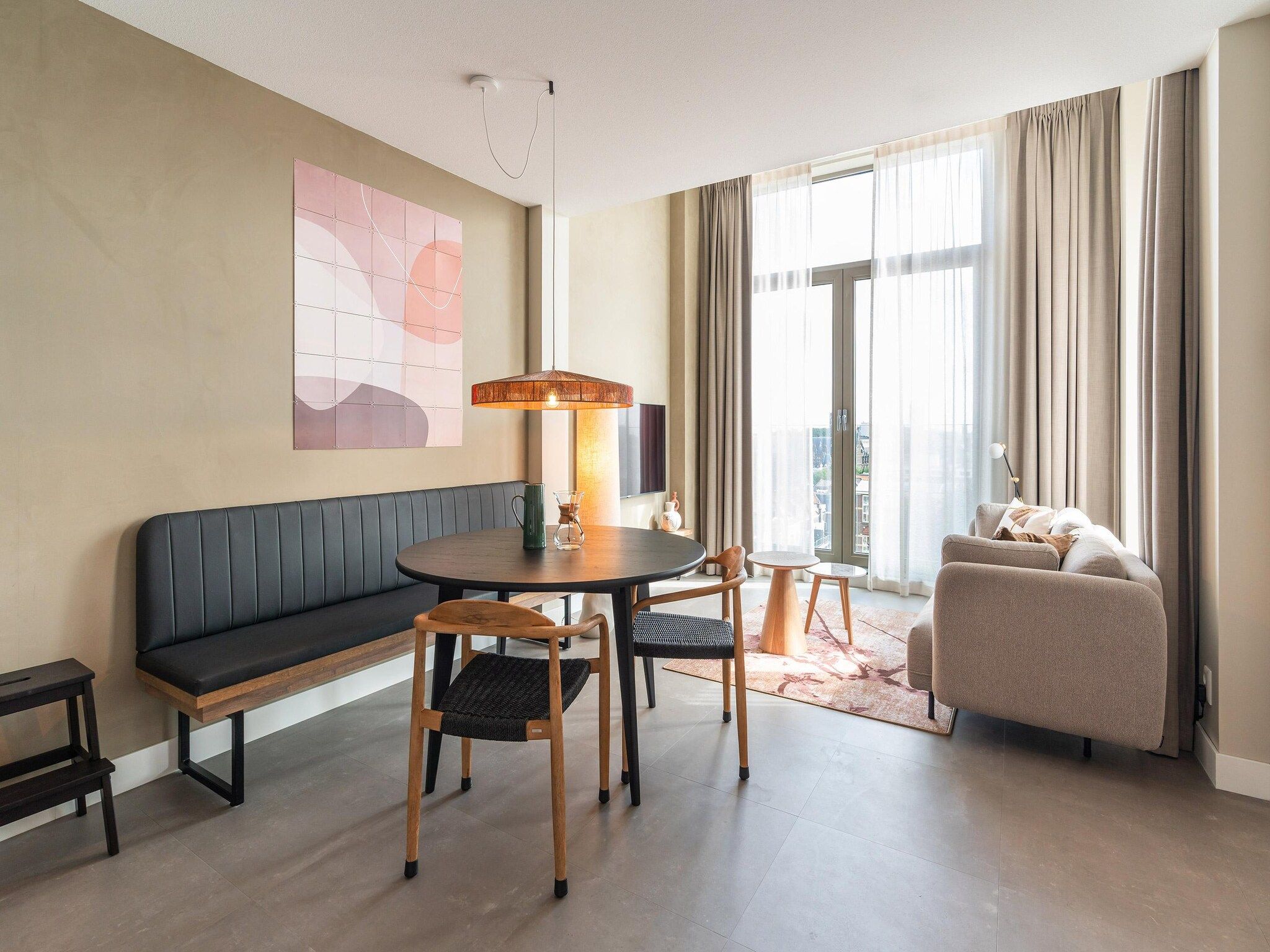 De woonkamer van Walden 3 in Den Haag