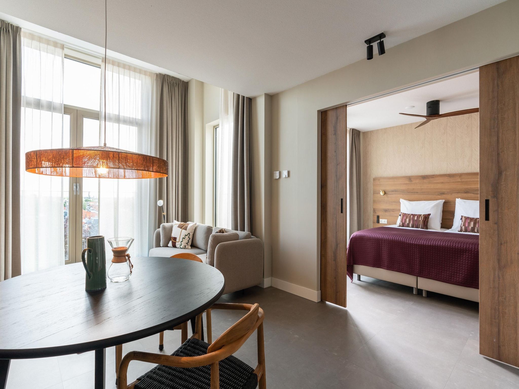 De woonkamer van Walden 3 in Den Haag