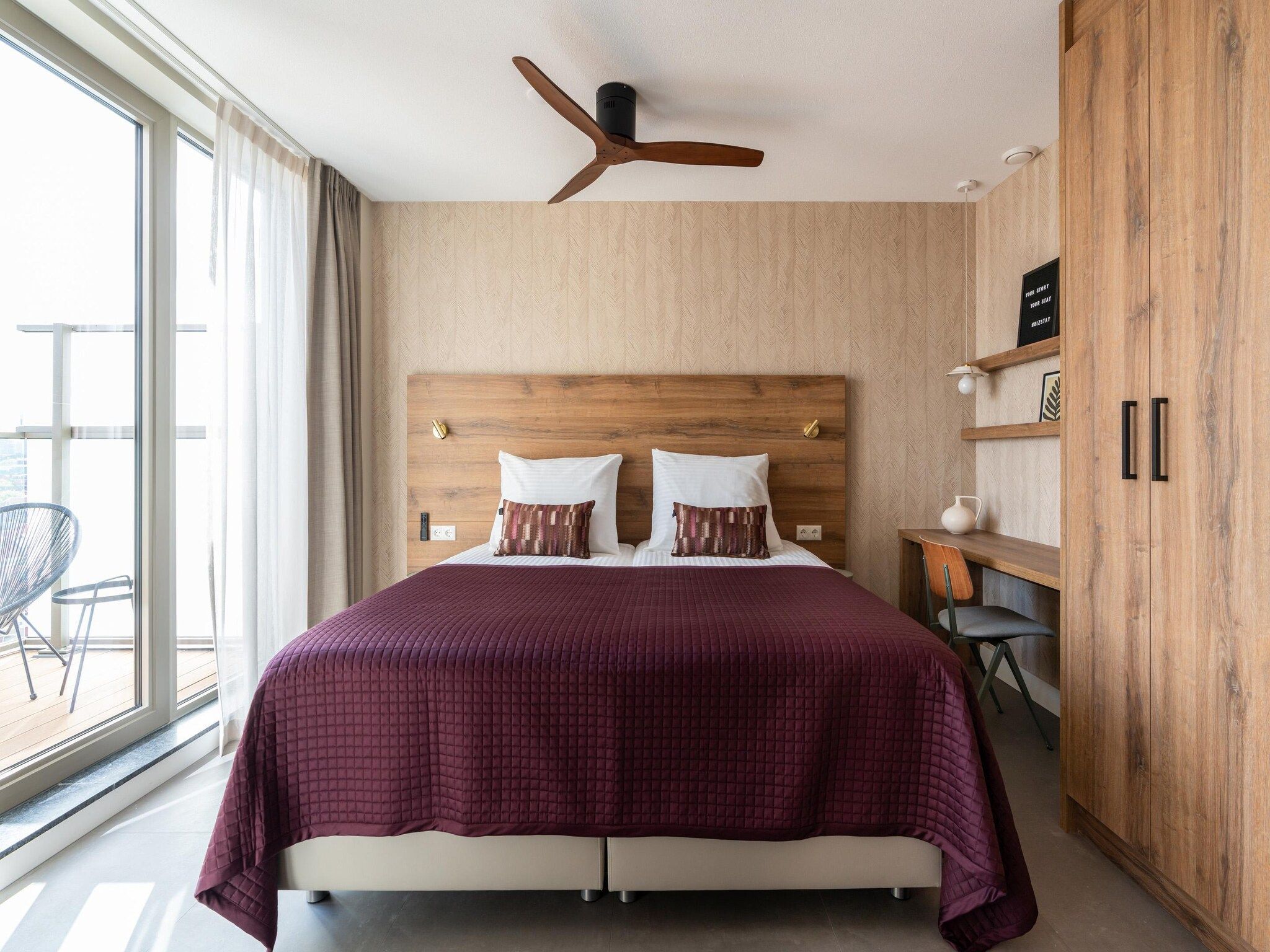 Een slaapkamer van Walden 3 in Den Haag