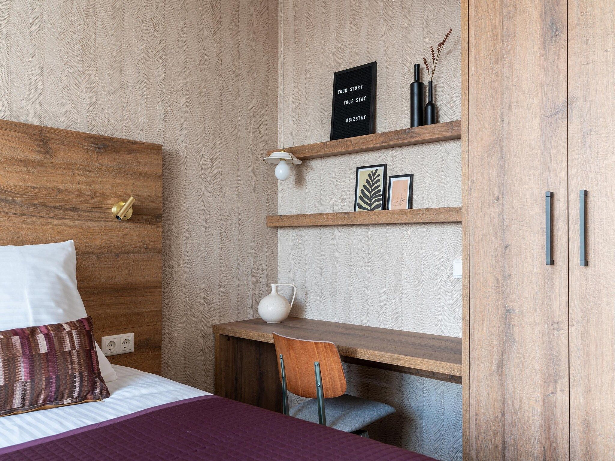 Een slaapkamer van Walden 3 in Den Haag