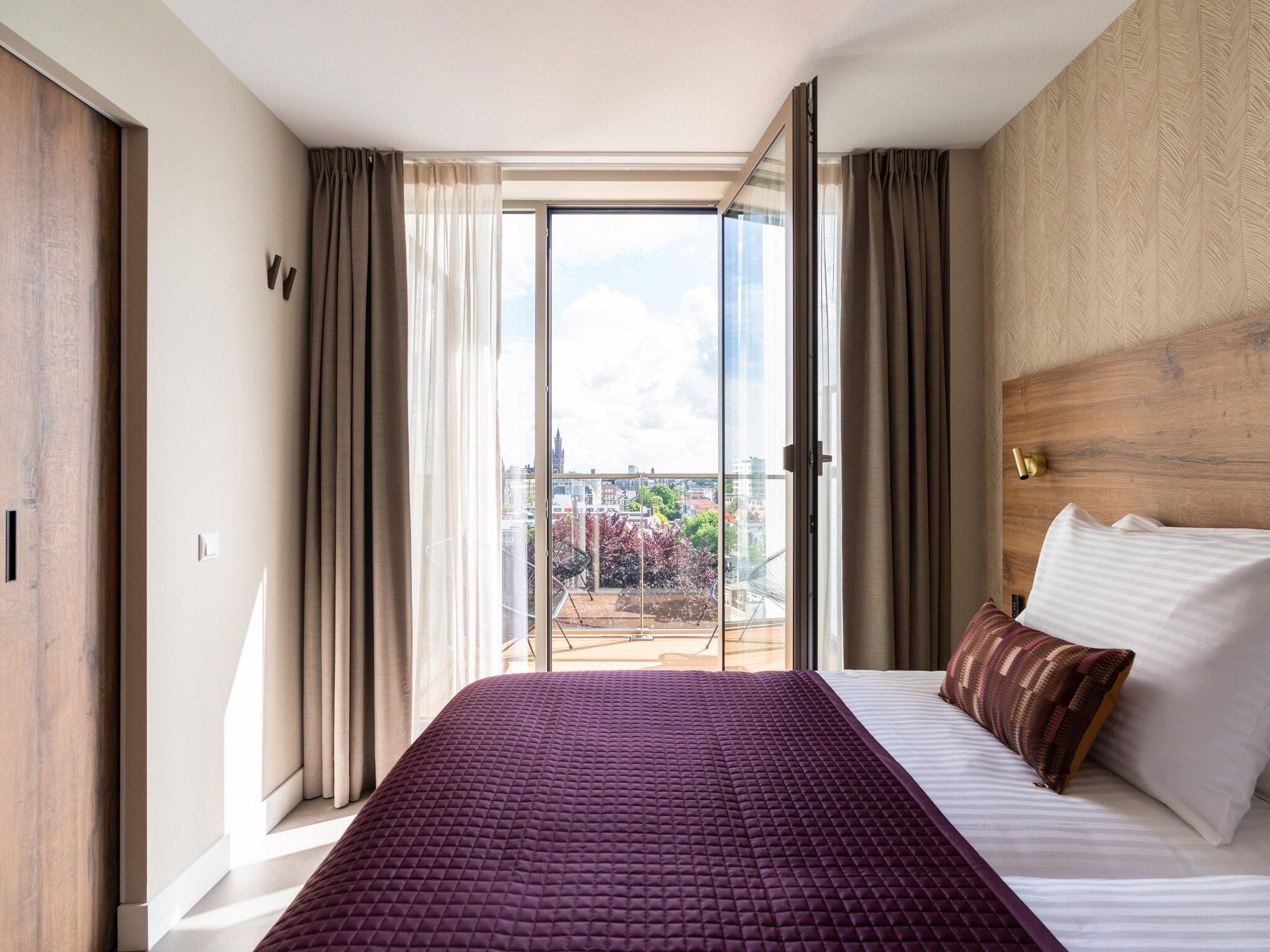 Een slaapkamer van Walden 3 in Den Haag
