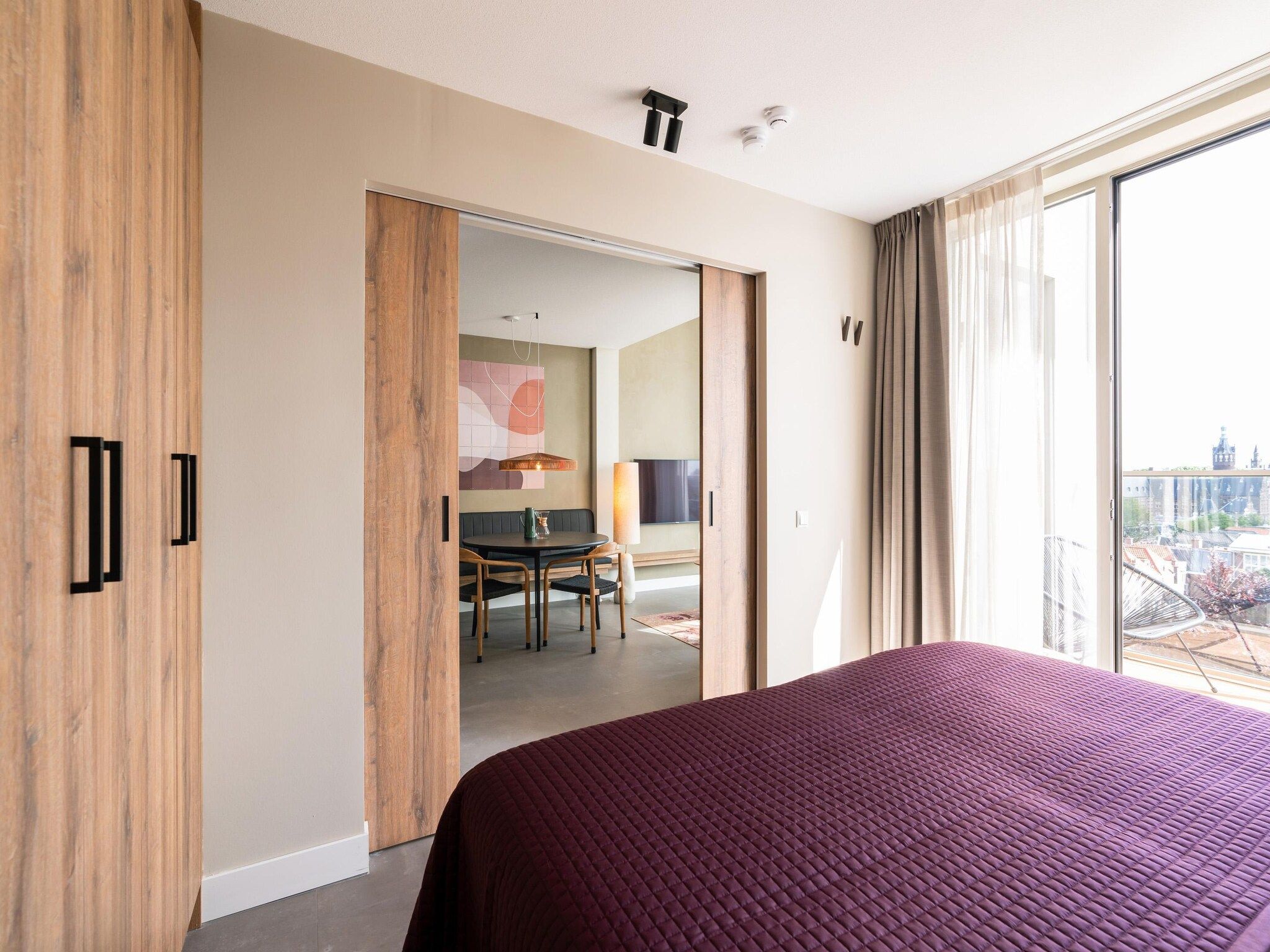 Een slaapkamer van Walden 3 in Den Haag