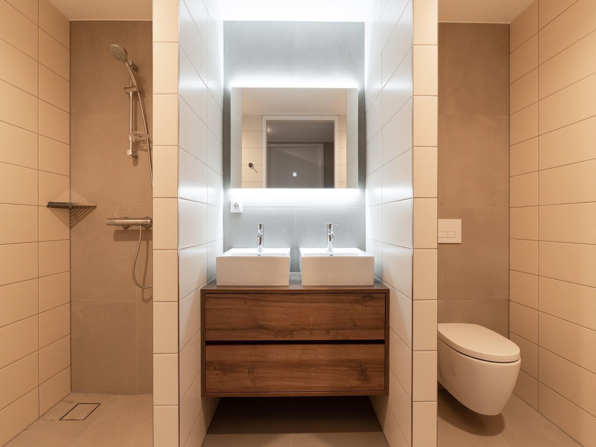 De badkamer van Walden 3 in Den Haag