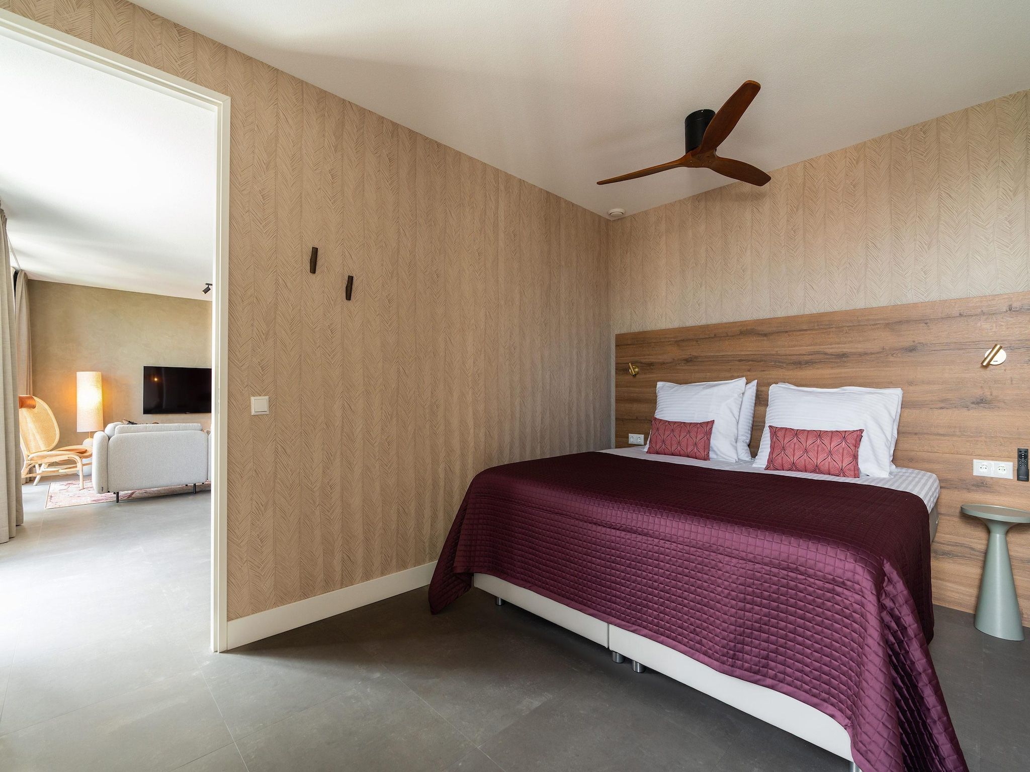 Een slaapkamer van Walden 5 in Den Haag