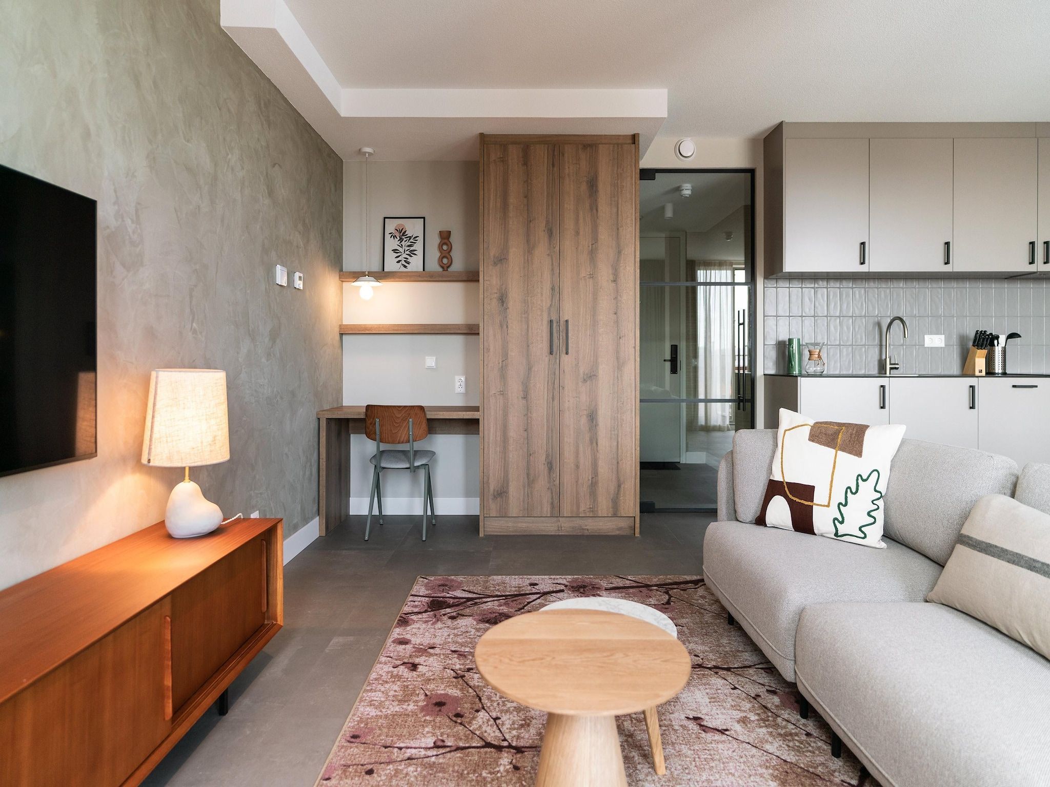 De woonkamer van Walden 6 in Den Haag