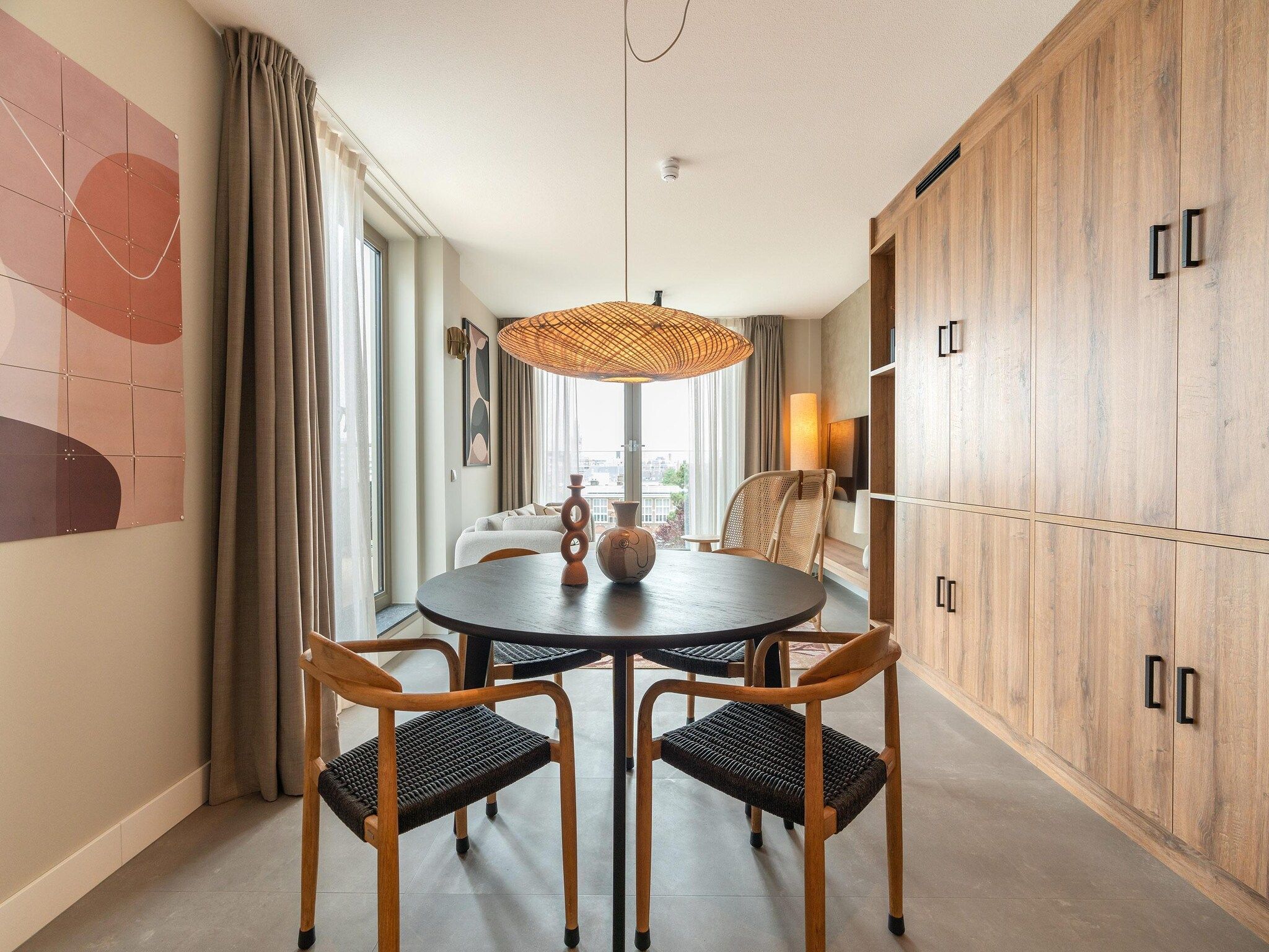 De eetkamer van Walden 6 in Den Haag
