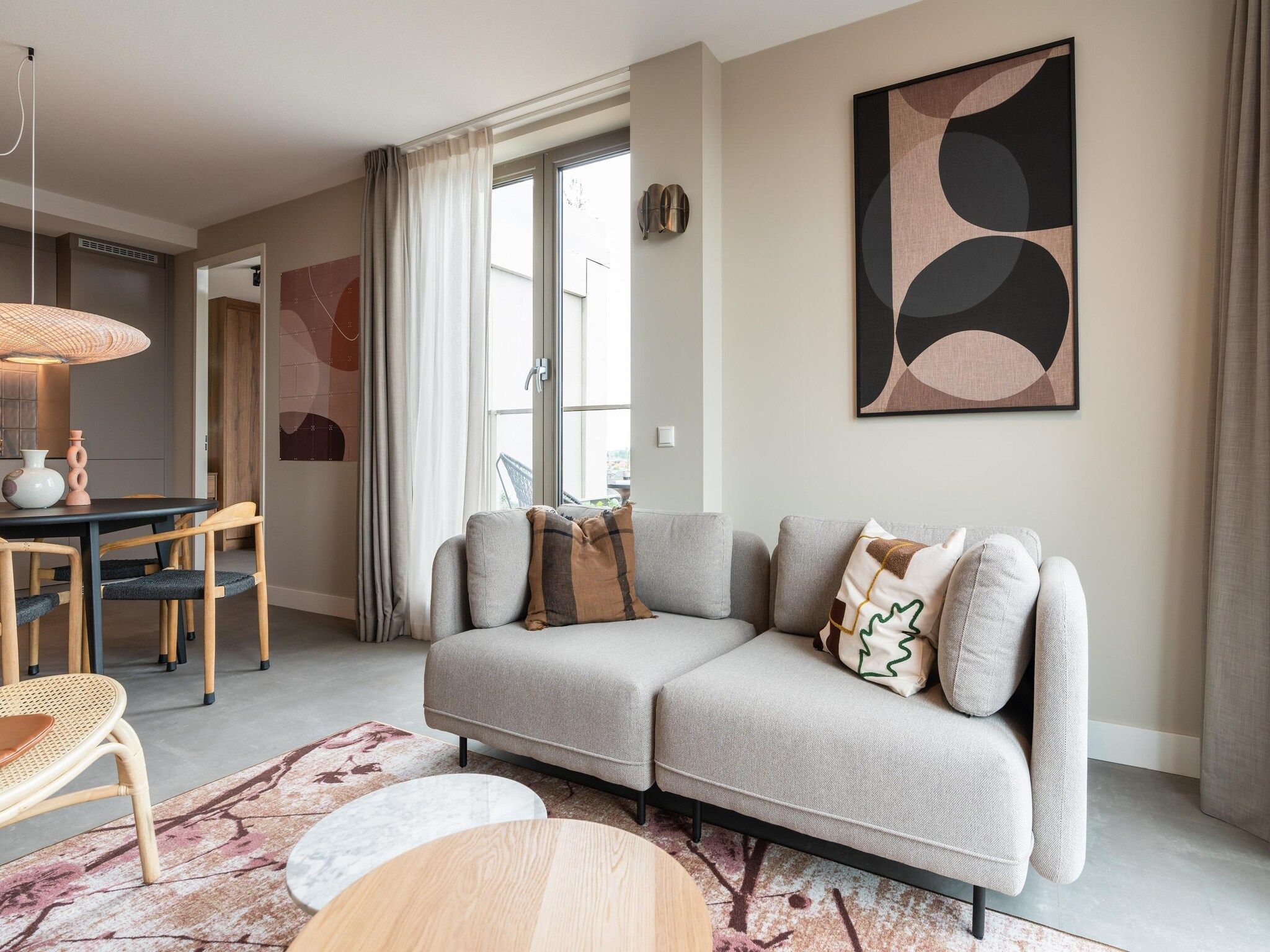 De woonkamer van Walden 6 in Den Haag