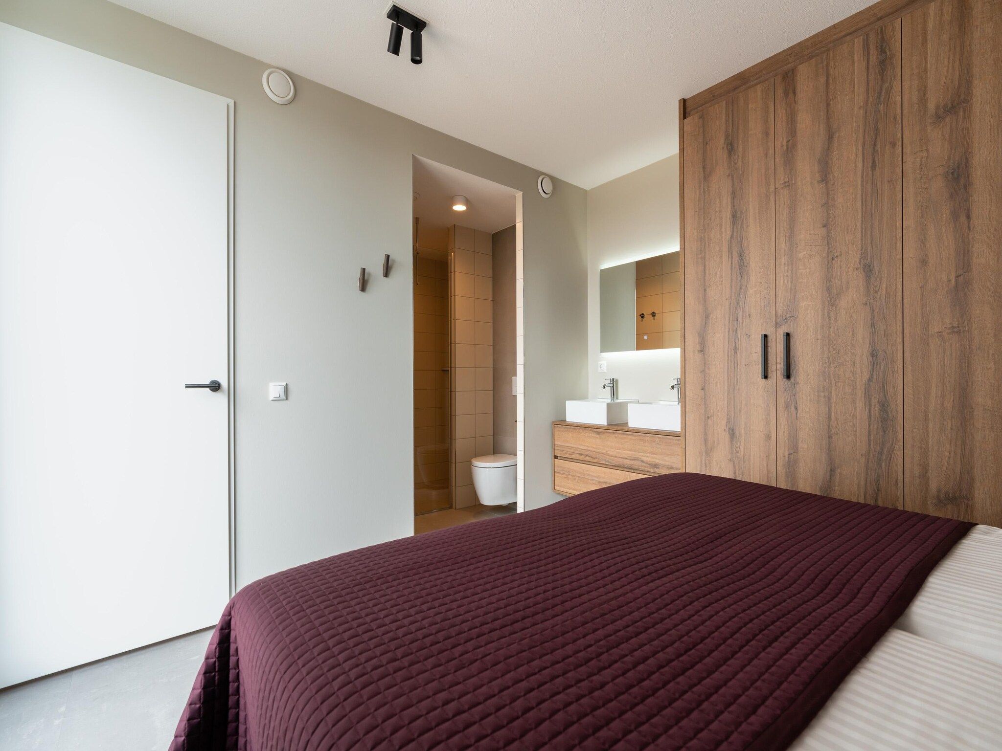 Een slaapkamer van Walden 6 in Den Haag