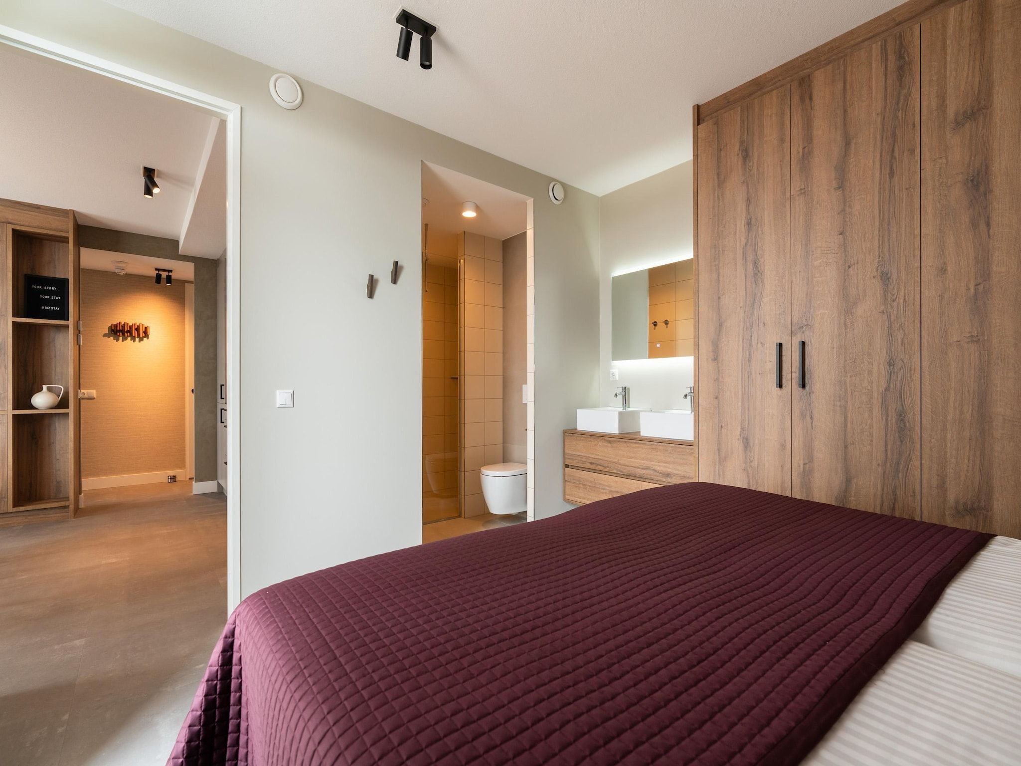 Een slaapkamer van Walden 6 in Den Haag