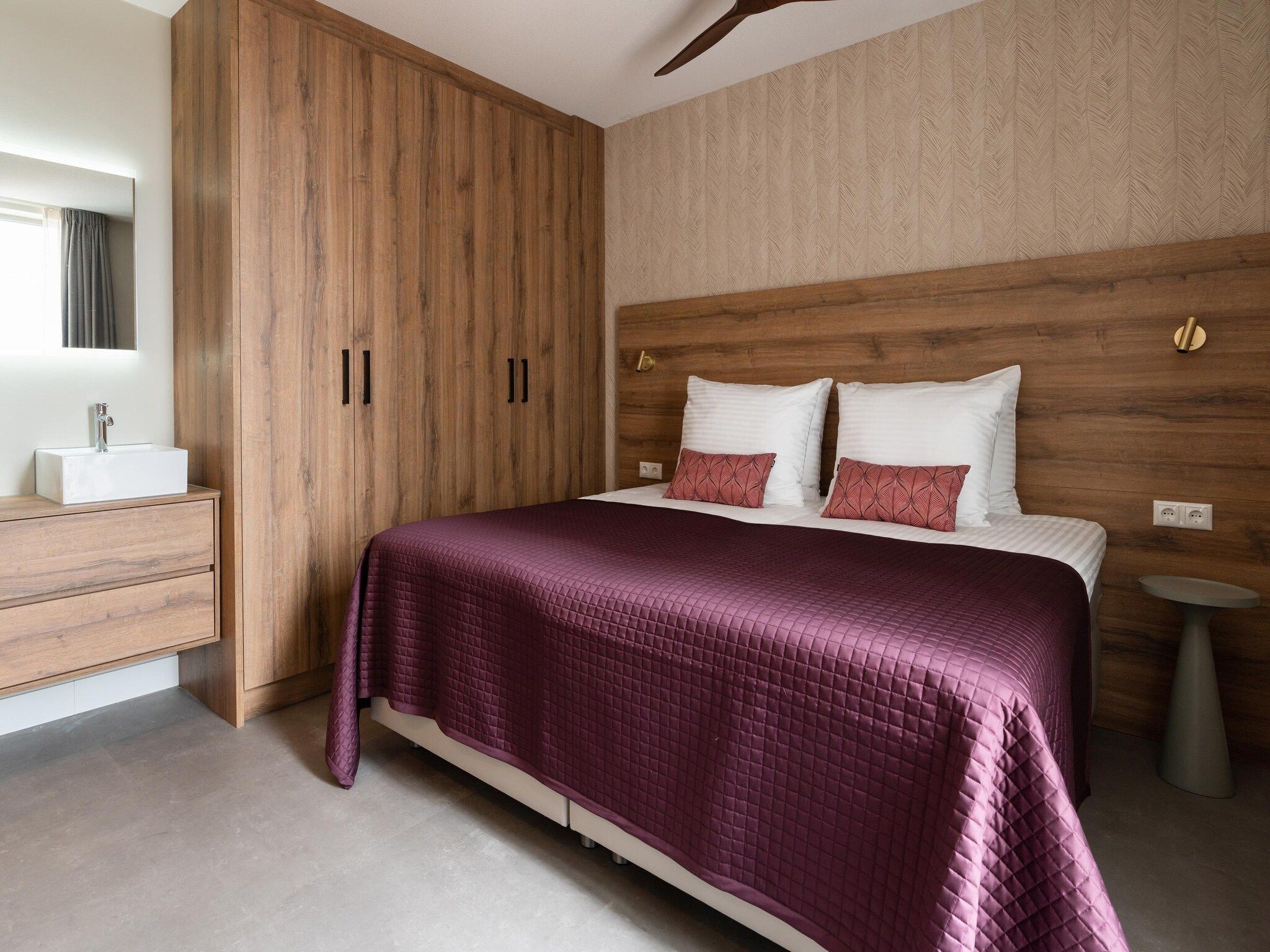 Een slaapkamer van Walden 6 in Den Haag