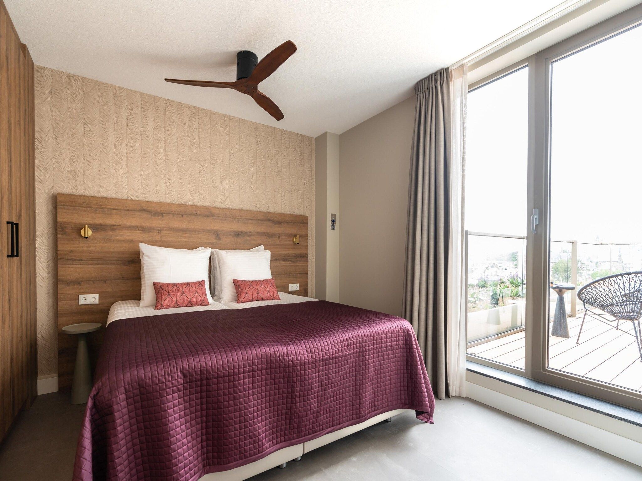 Een slaapkamer van Walden 6 in Den Haag