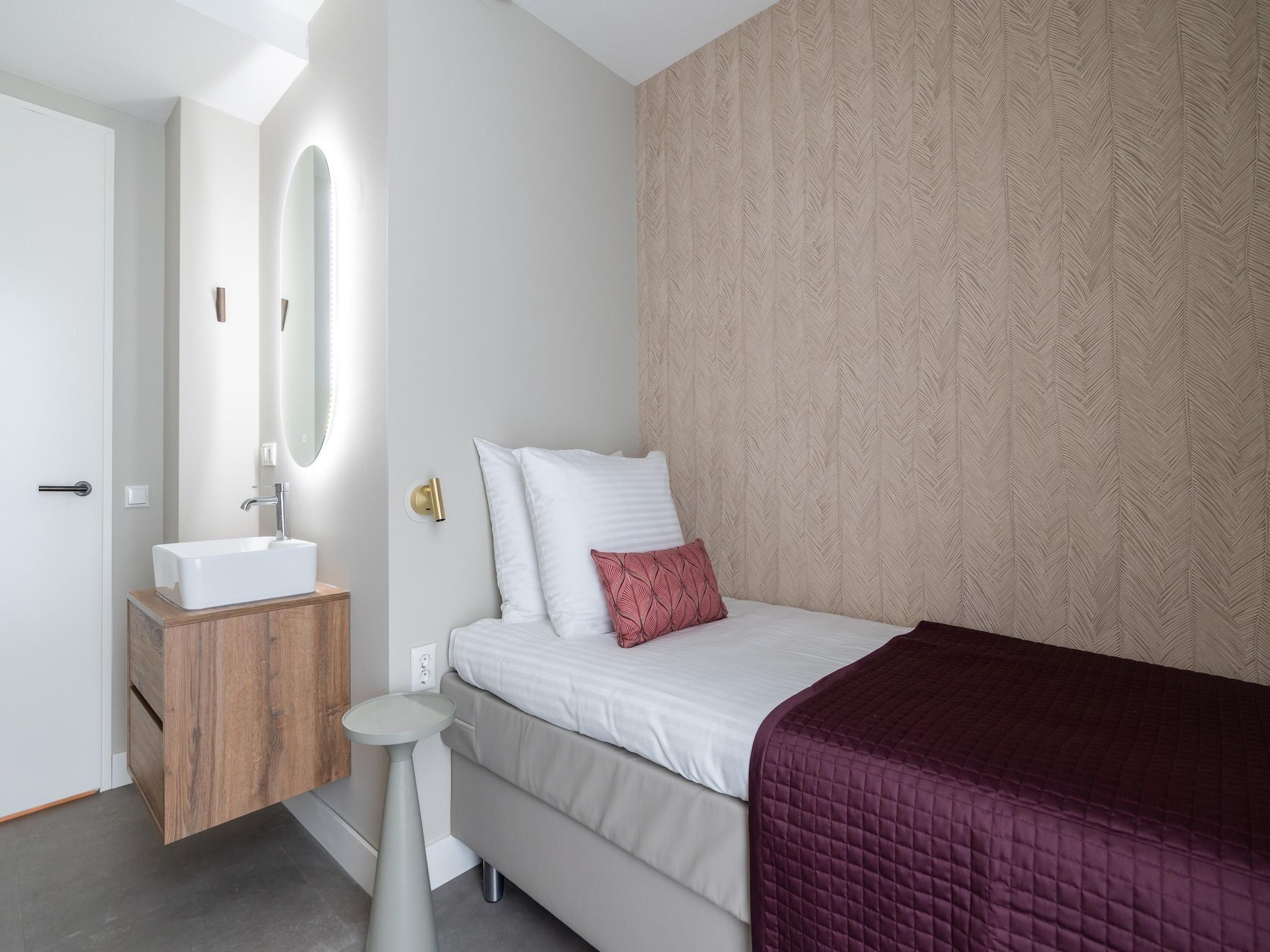 Een slaapkamer van Walden 7 in Den Haag