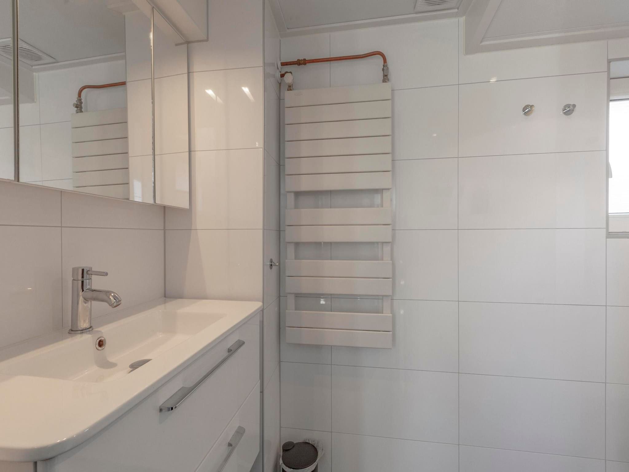 De badkamer van Strandhuis 't Koepeltje in Groote Keeten
