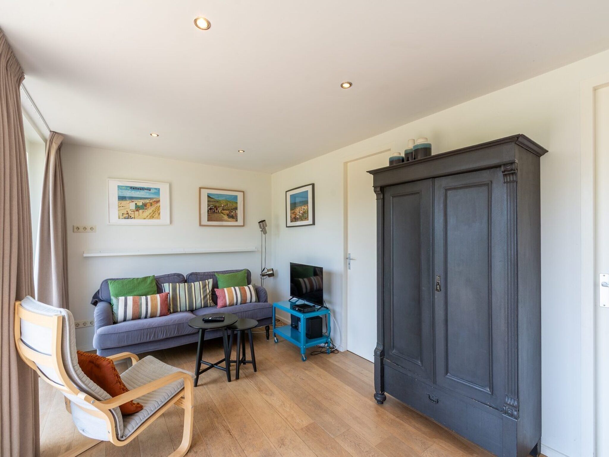 De woonkamer van Garnekuul 73 in Callantsoog