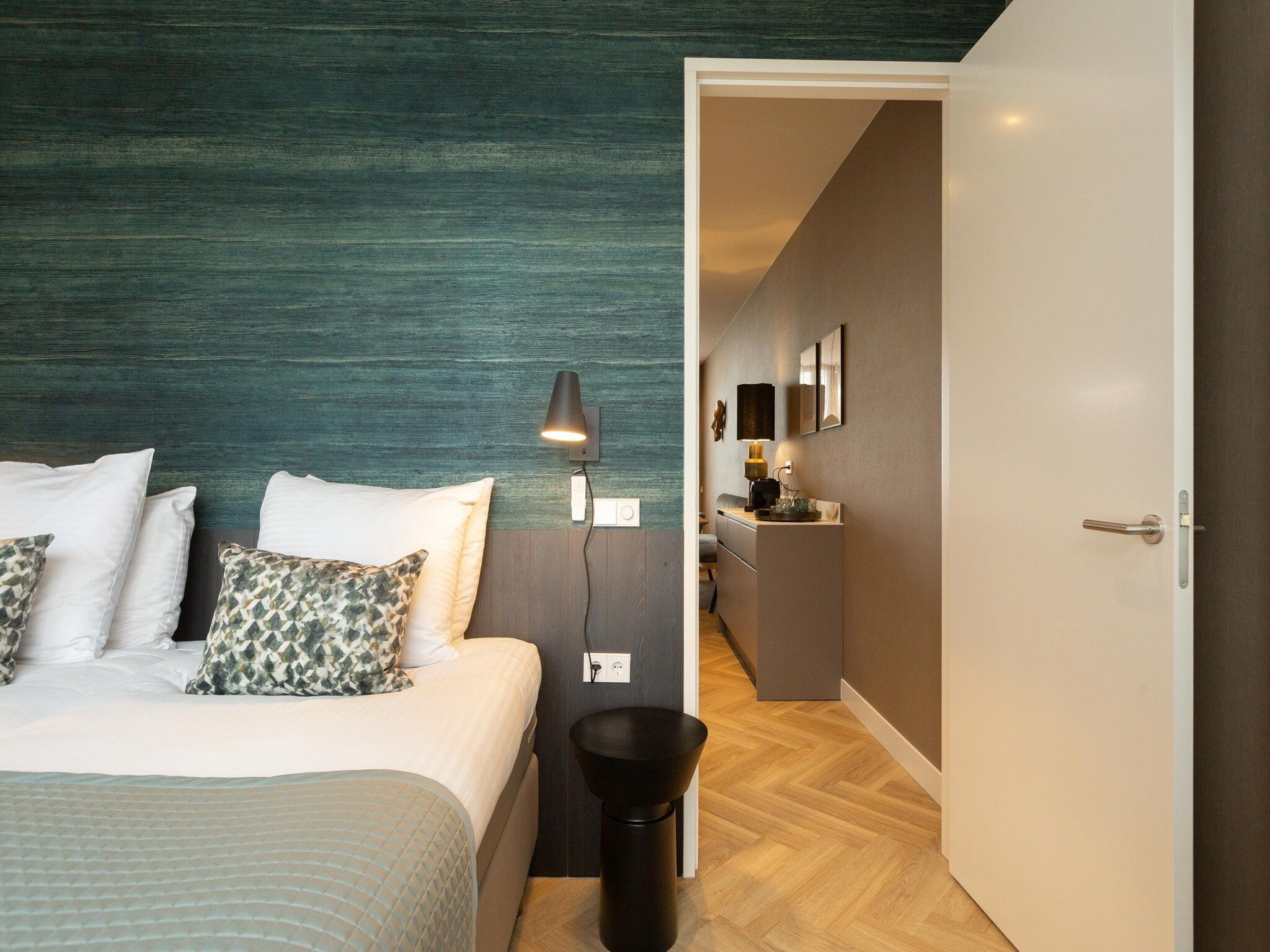 Een slaapkamer van Maurits 1 in Den Haag