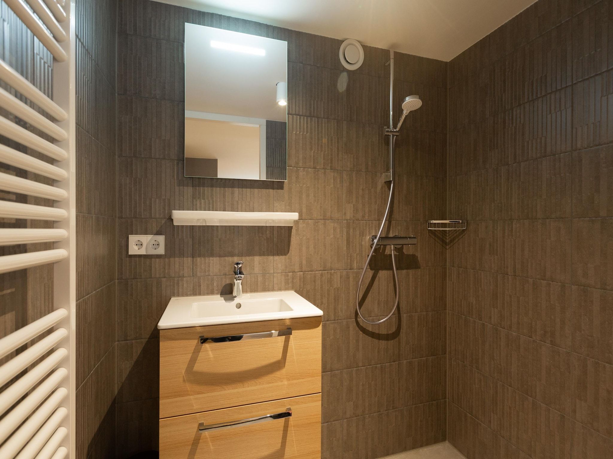 De badkamer van Maurits 1 in Den Haag