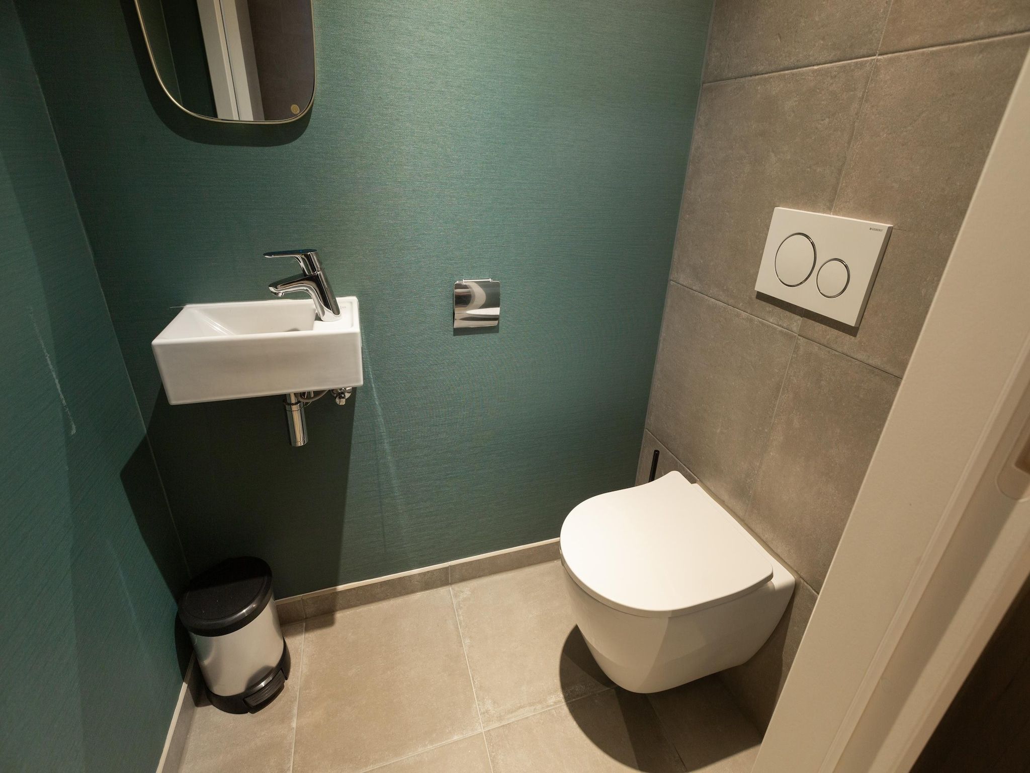 De badkamer van Maurits 1 in Den Haag