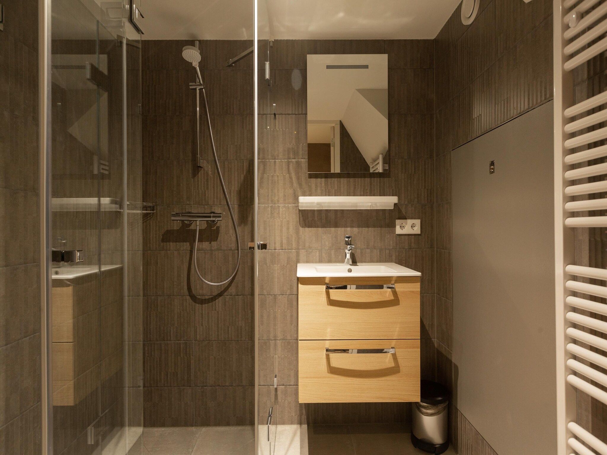 De badkamer van Maurits 1 in Den Haag