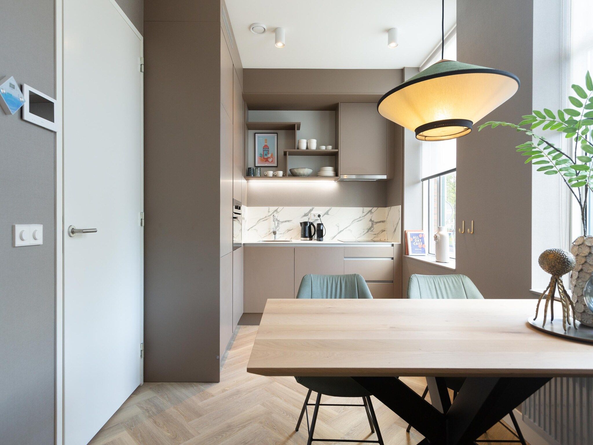 De eetkamer van Maurits 2 in Den Haag