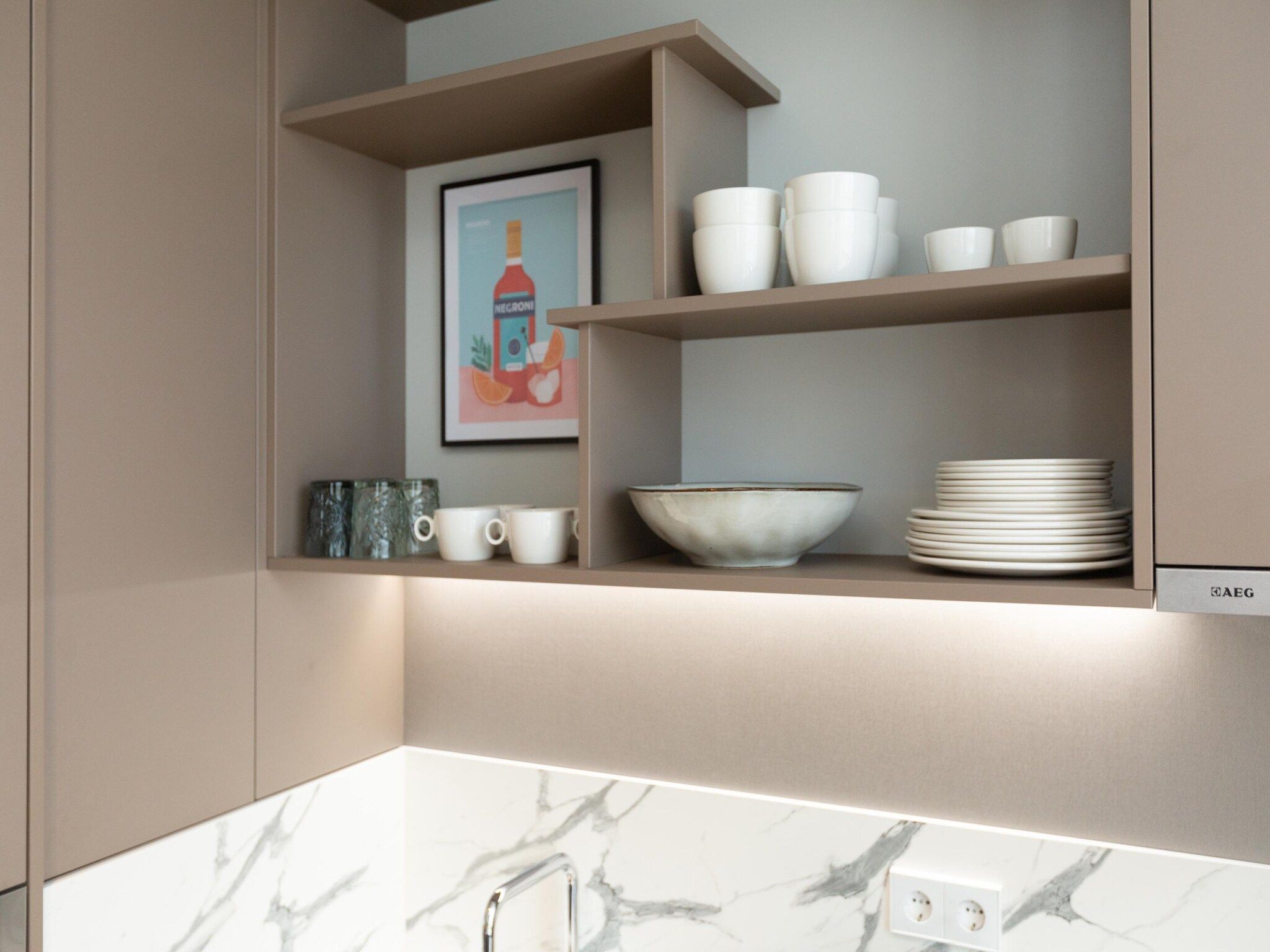 De keuken van Maurits 2 in Den Haag