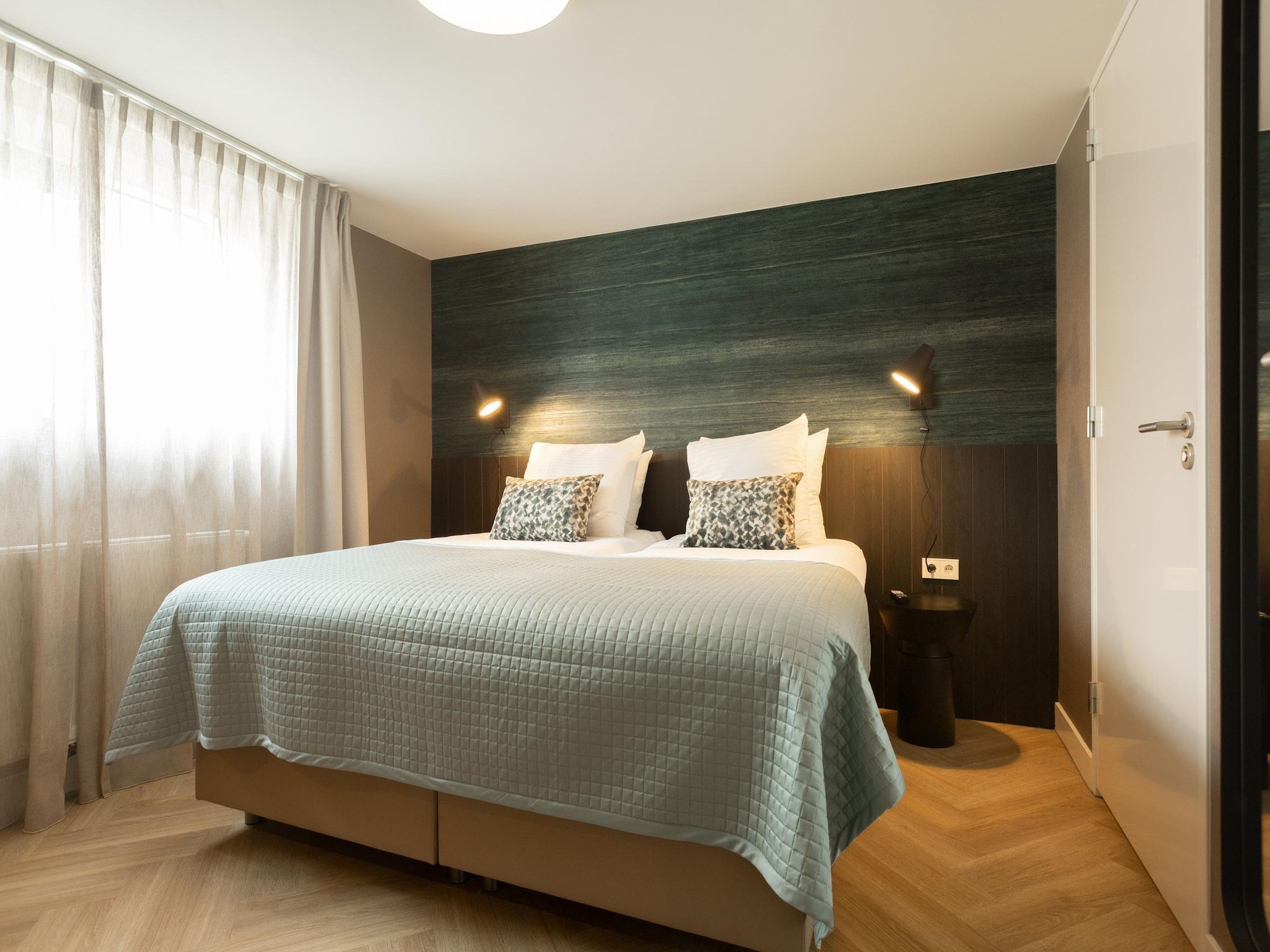 Een slaapkamer van Maurits 2 in Den Haag