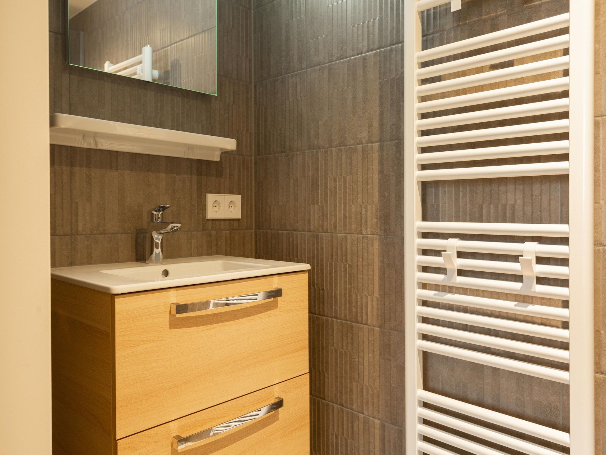 De badkamer van Maurits 2 in Den Haag