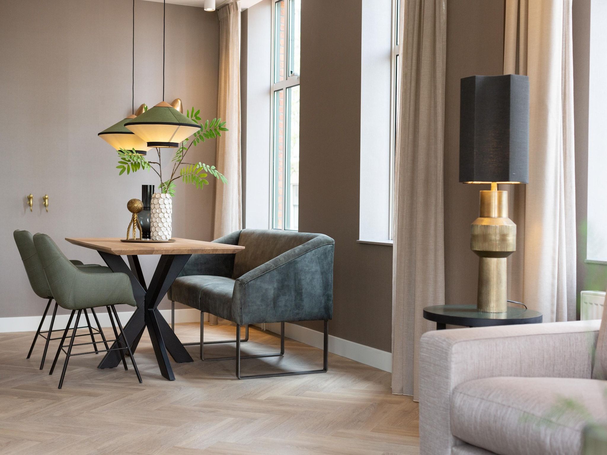 De eetkamer van Maurits 3 in Den Haag