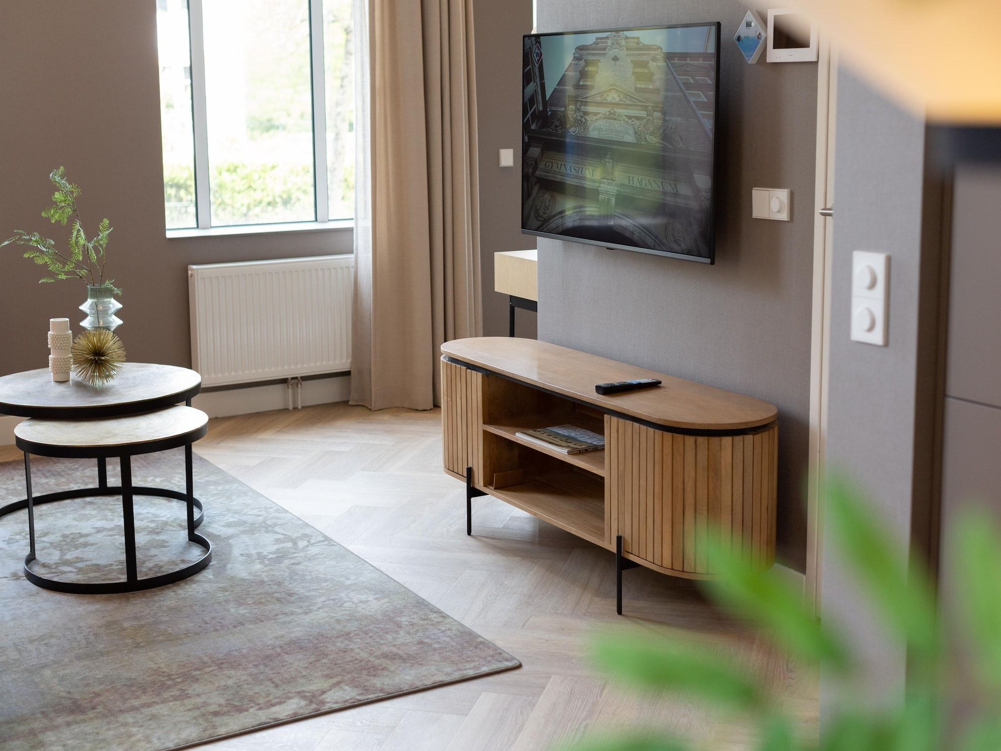 De woonkamer van Maurits 3 in Den Haag
