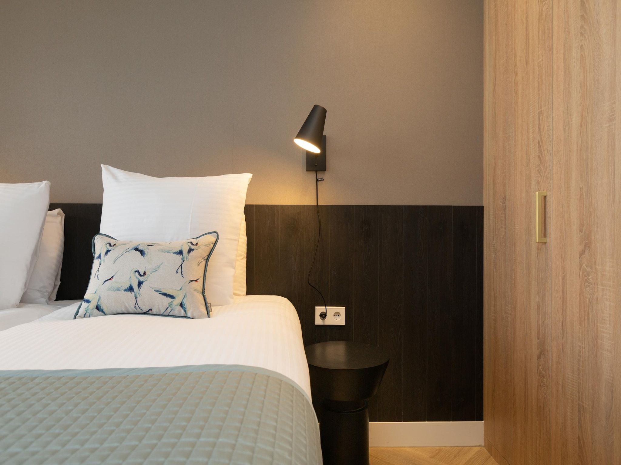 Een slaapkamer van Maurits 5 in Den Haag