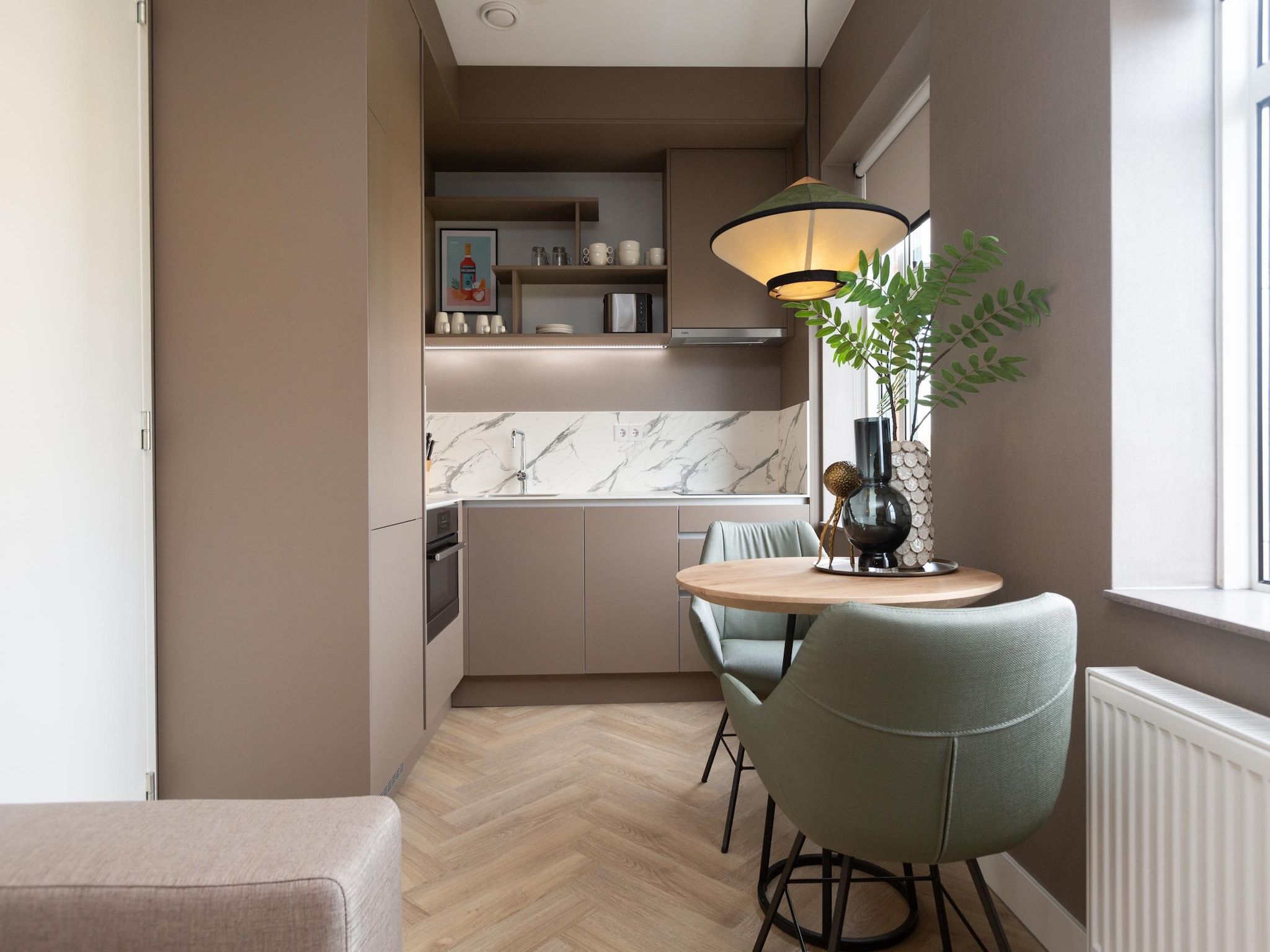 De eetkamer van Maurits 5 in Den Haag