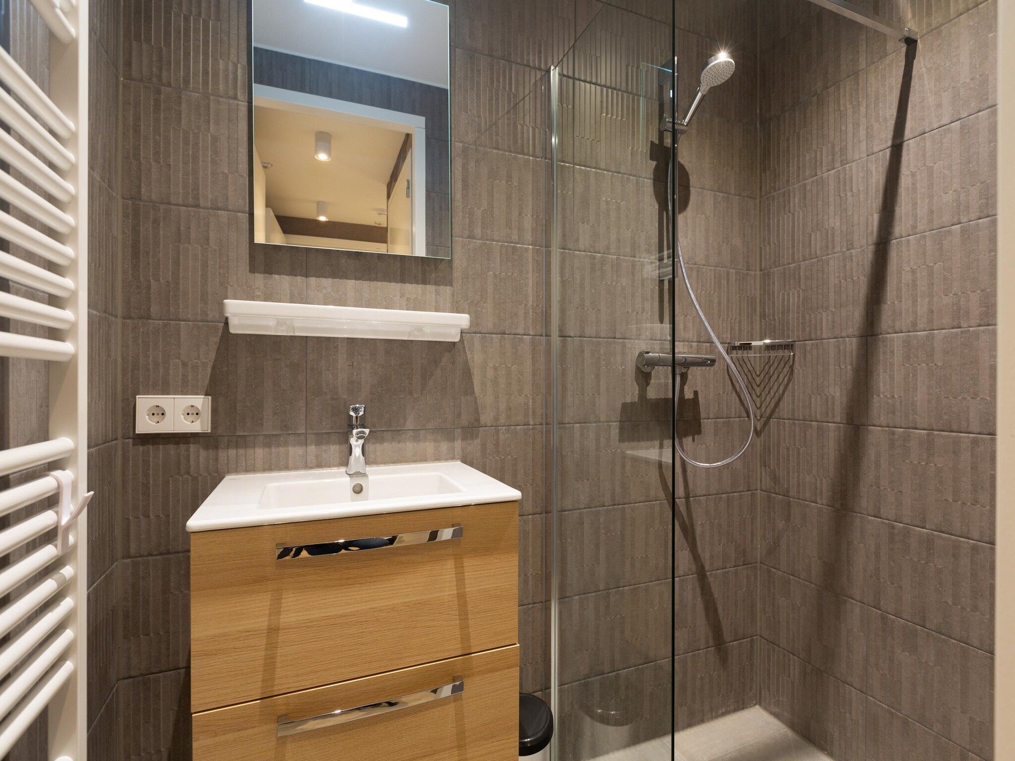 De badkamer van Maurits 5 in Den Haag