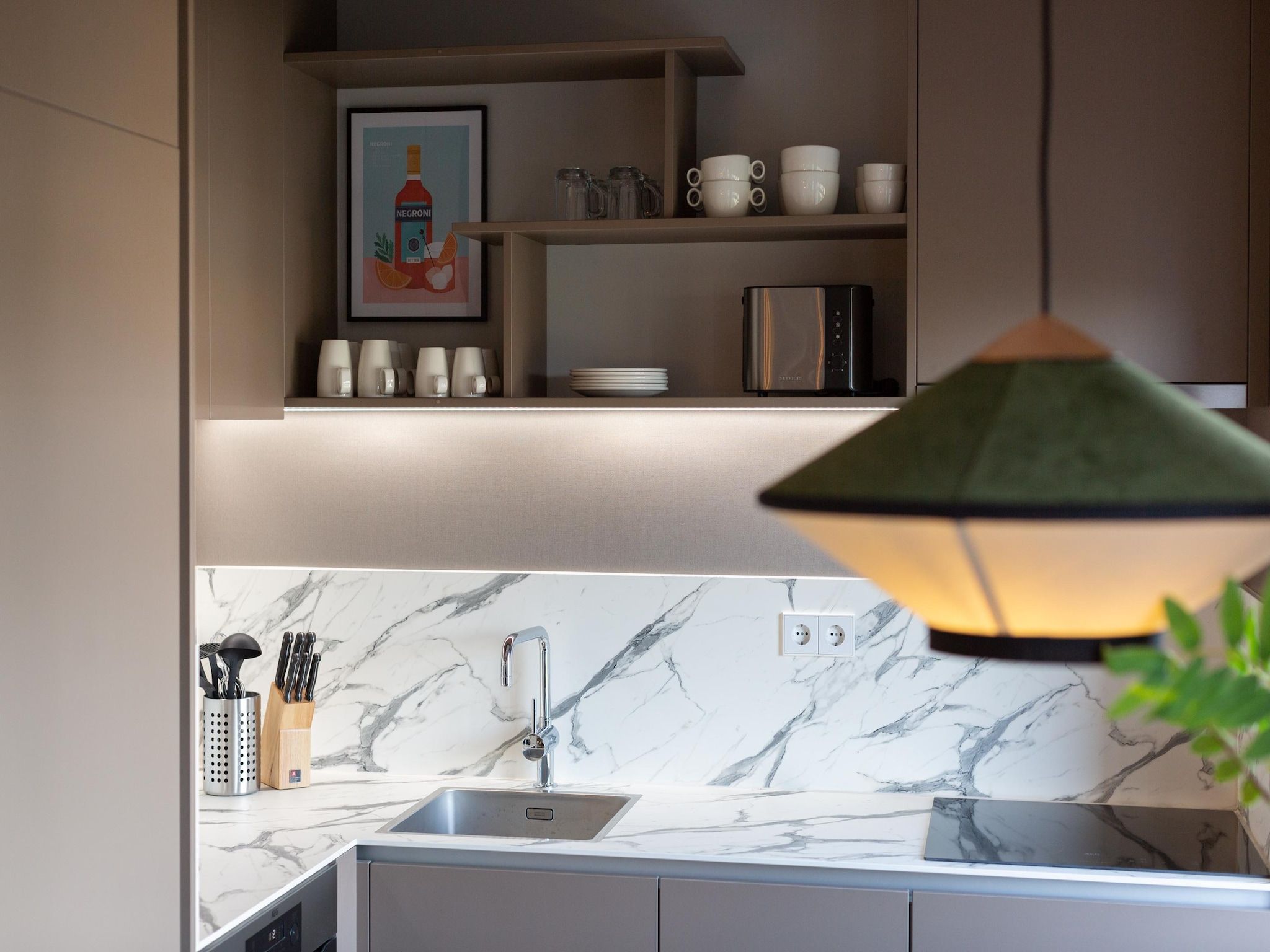 De keuken van Maurits 5 in Den Haag