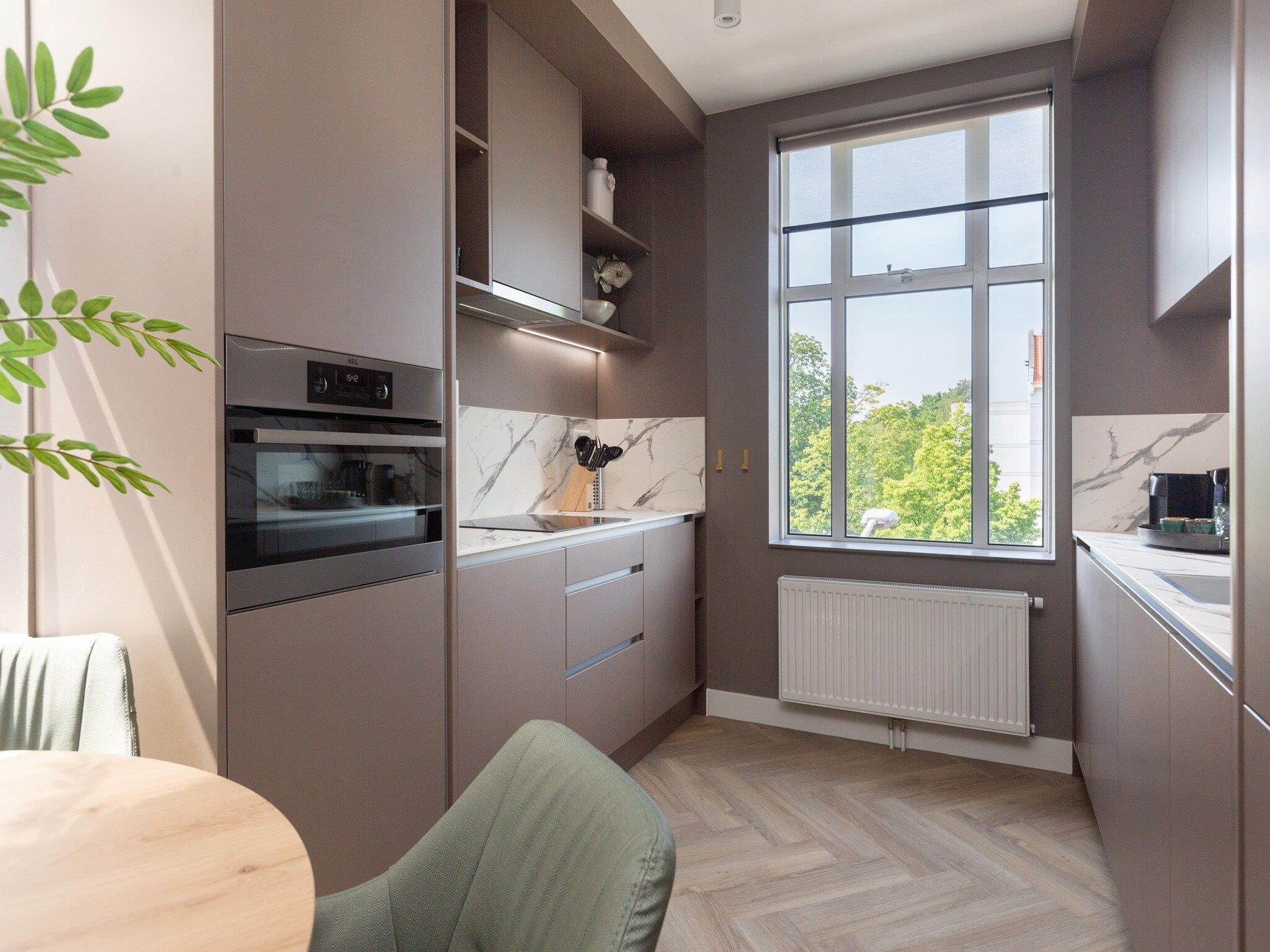 De keuken van Maurits 6 in Den Haag