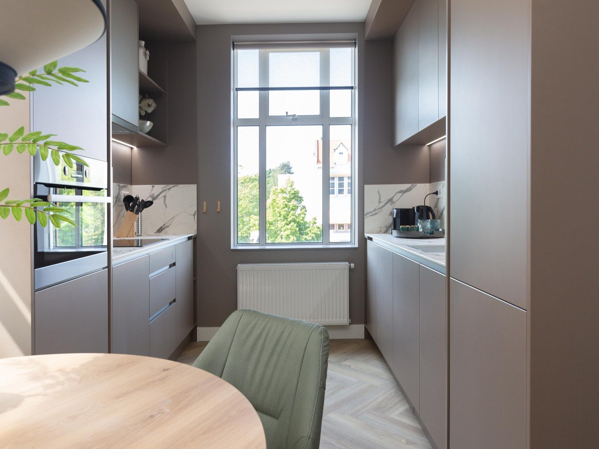 De keuken van Maurits 6 in Den Haag