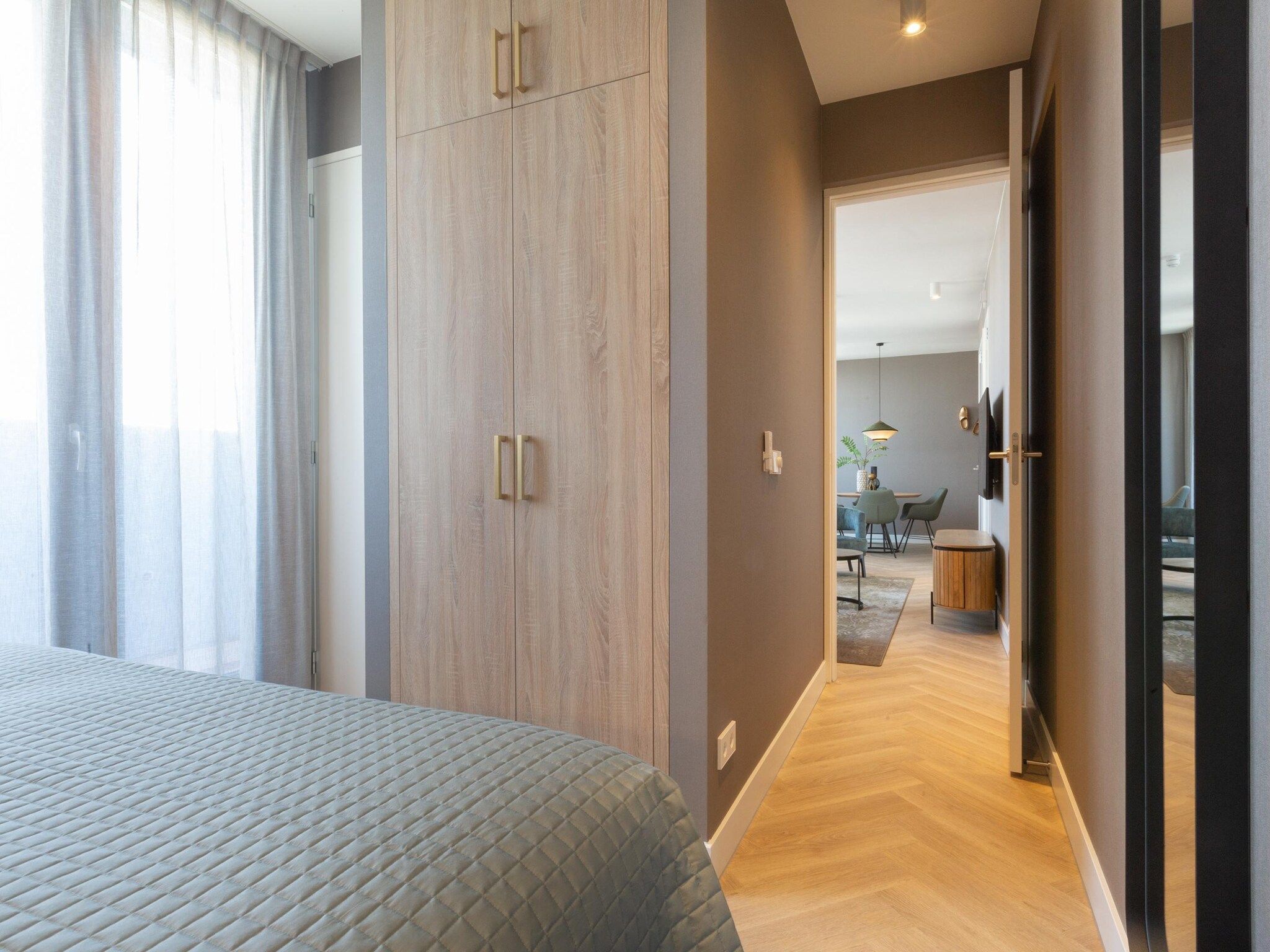 Een slaapkamer van Maurits 7 in Den Haag