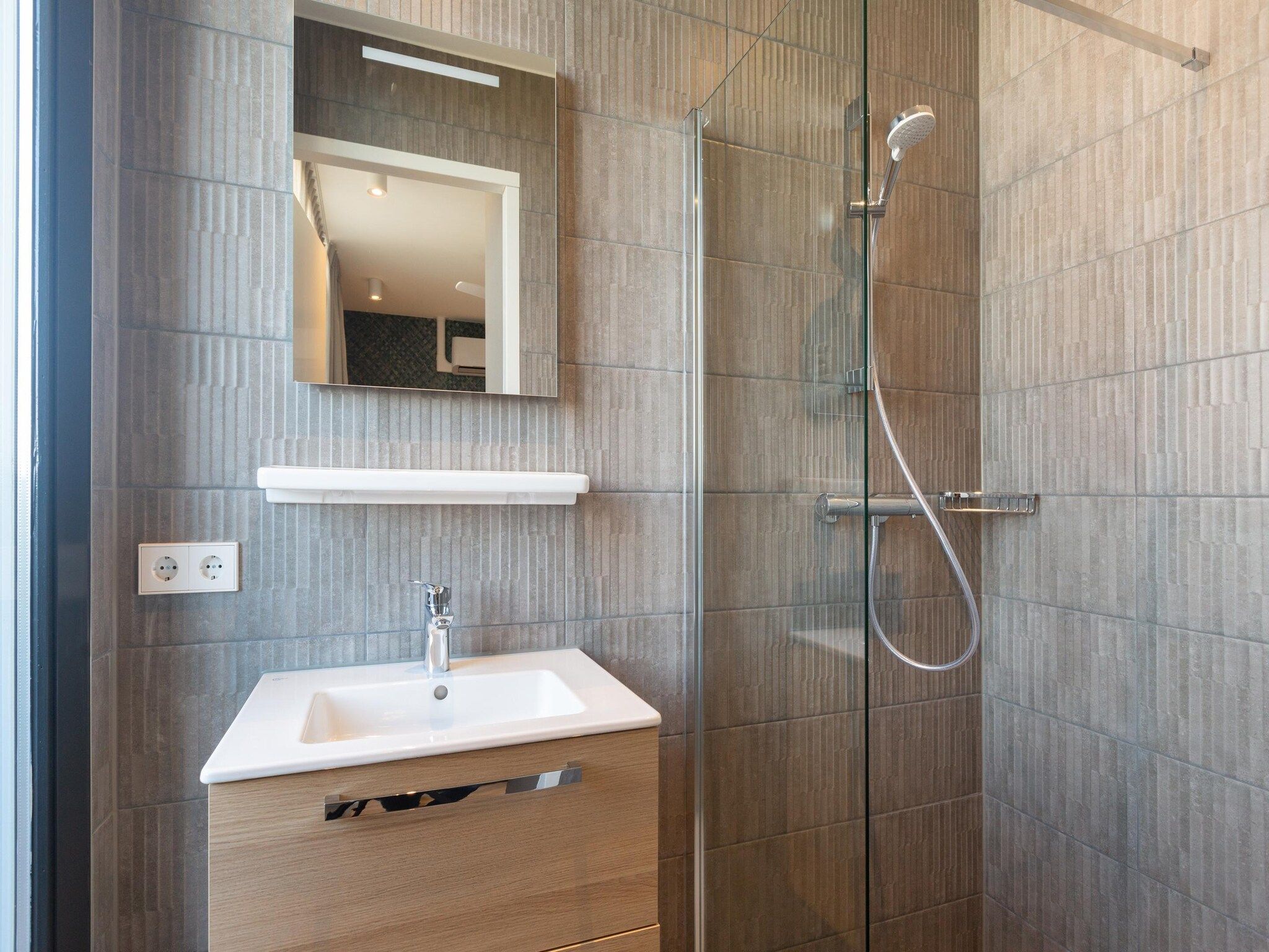 De badkamer van Maurits 7 in Den Haag