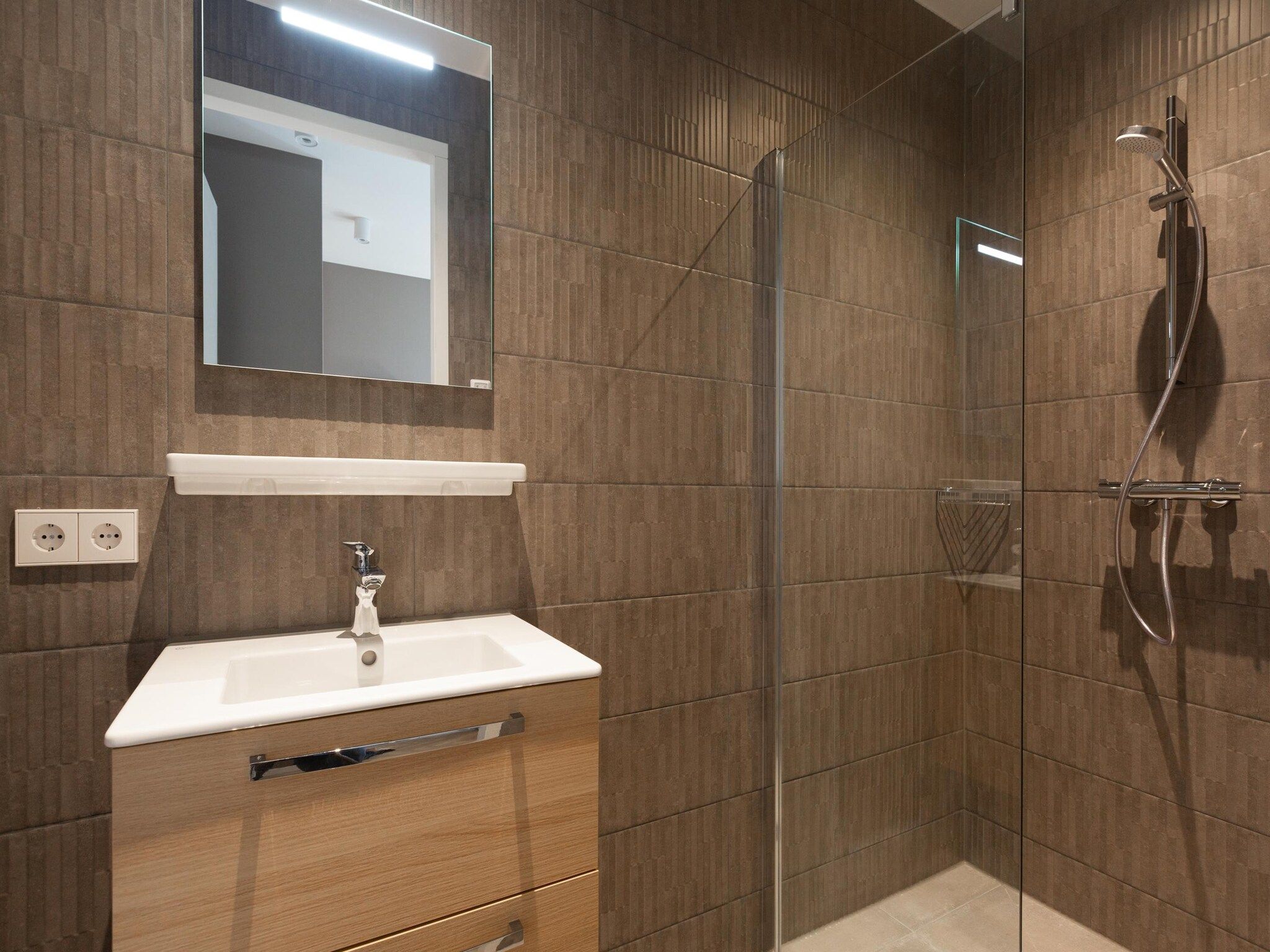 De badkamer van Maurits 7 in Den Haag