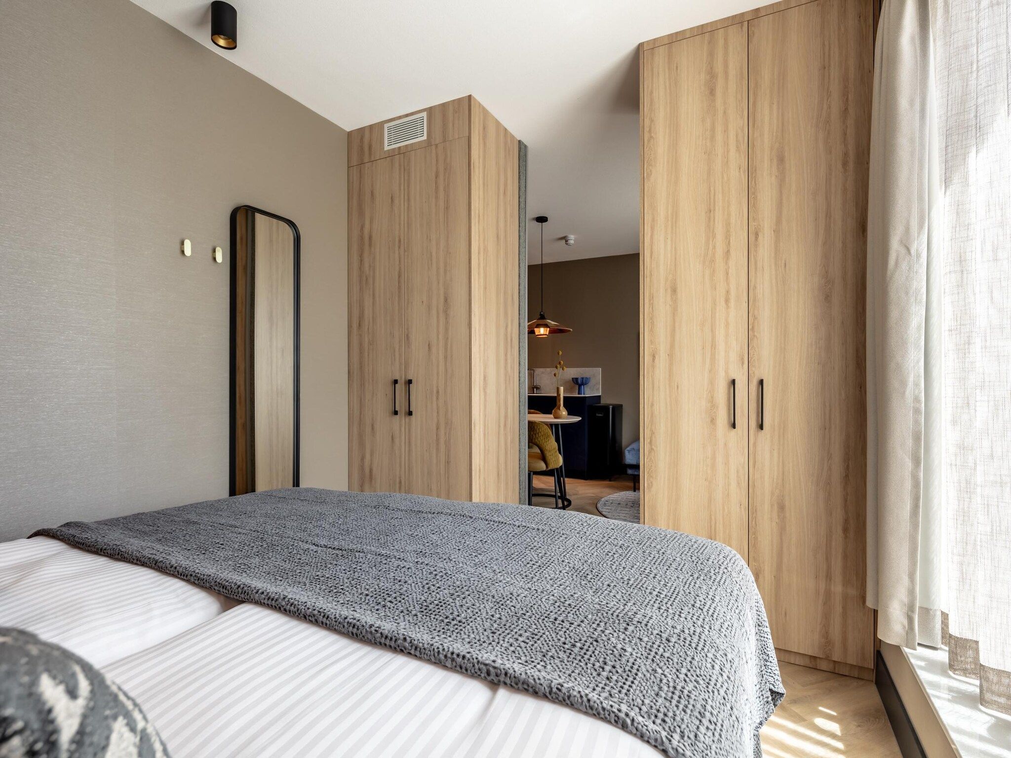 Een slaapkamer van Delft 1B in Den Haag