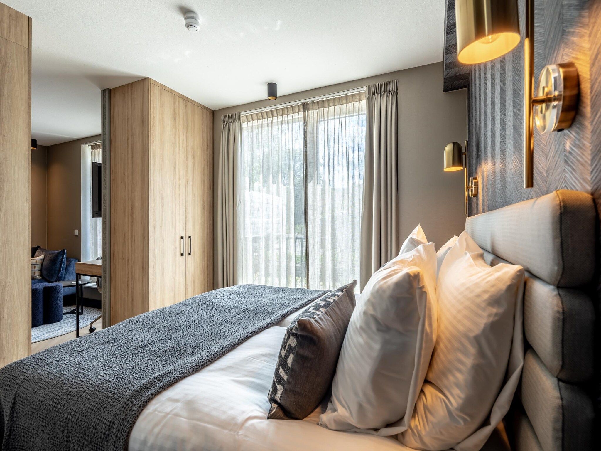 Een slaapkamer van Delft 1B in Den Haag