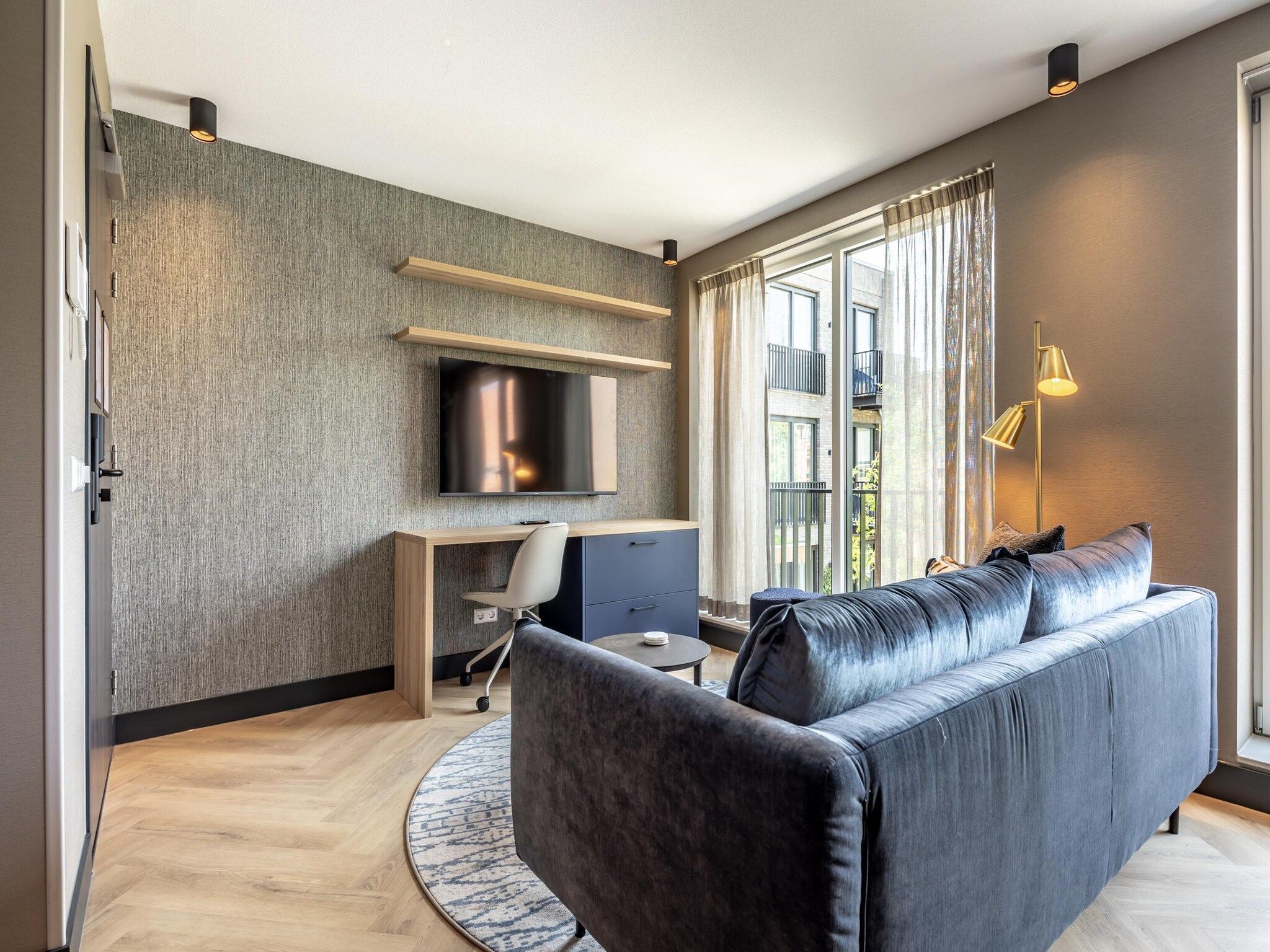 De woonkamer van Delft 2A in Den Haag