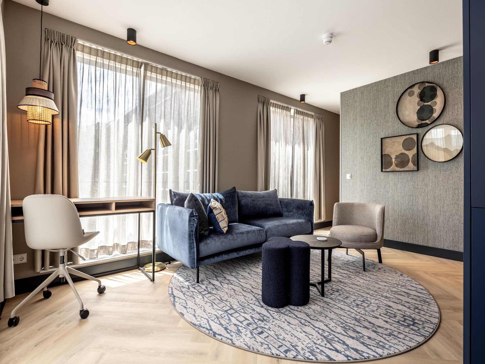 De woonkamer van Delft 2A in Den Haag