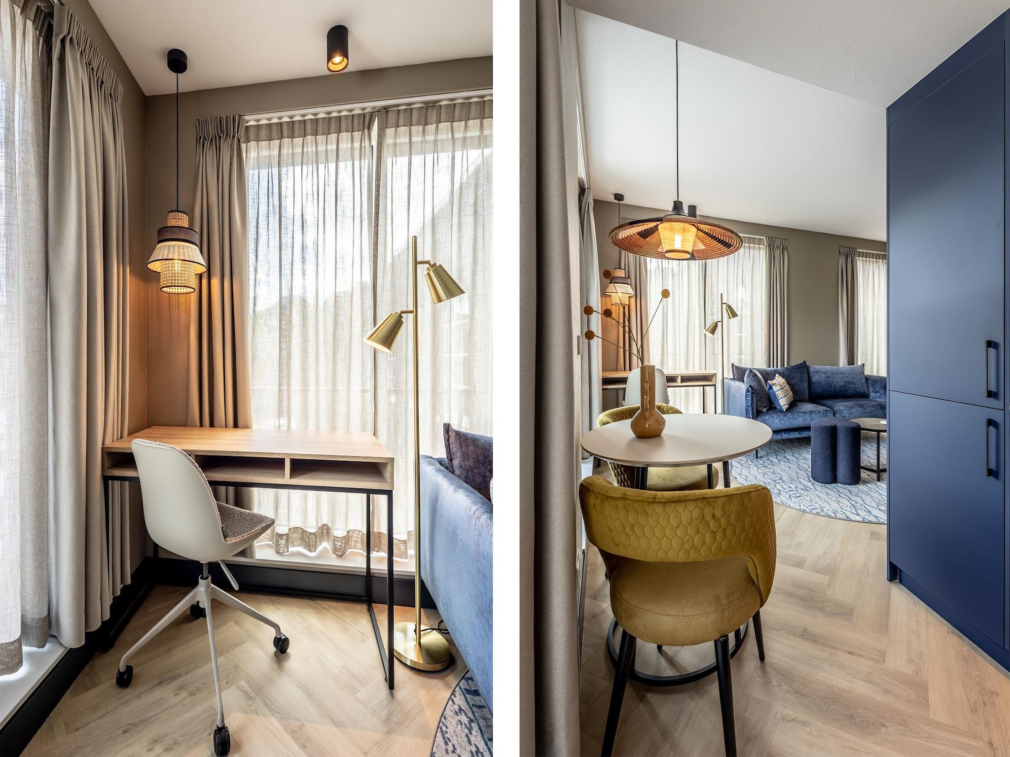 De woonkamer van Delft 2A in Den Haag