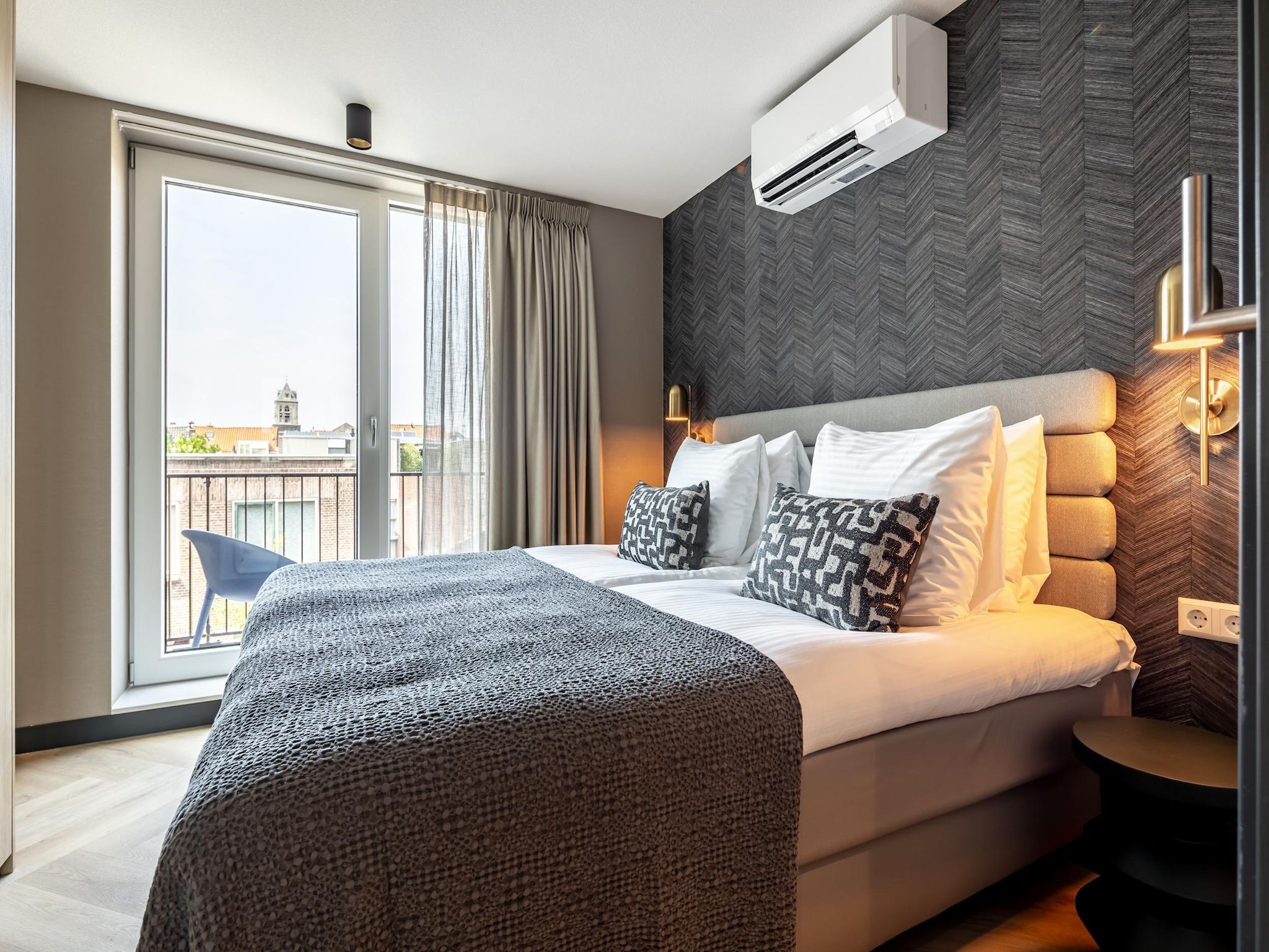 Een slaapkamer van Delft 2B in Delft