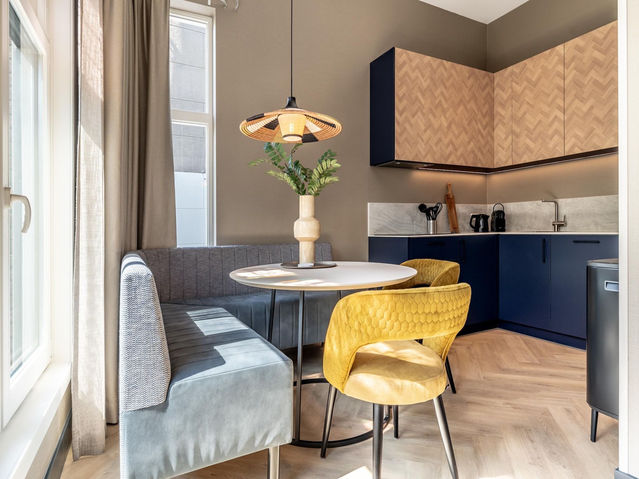 De eetkamer van Delft 2C in Delft