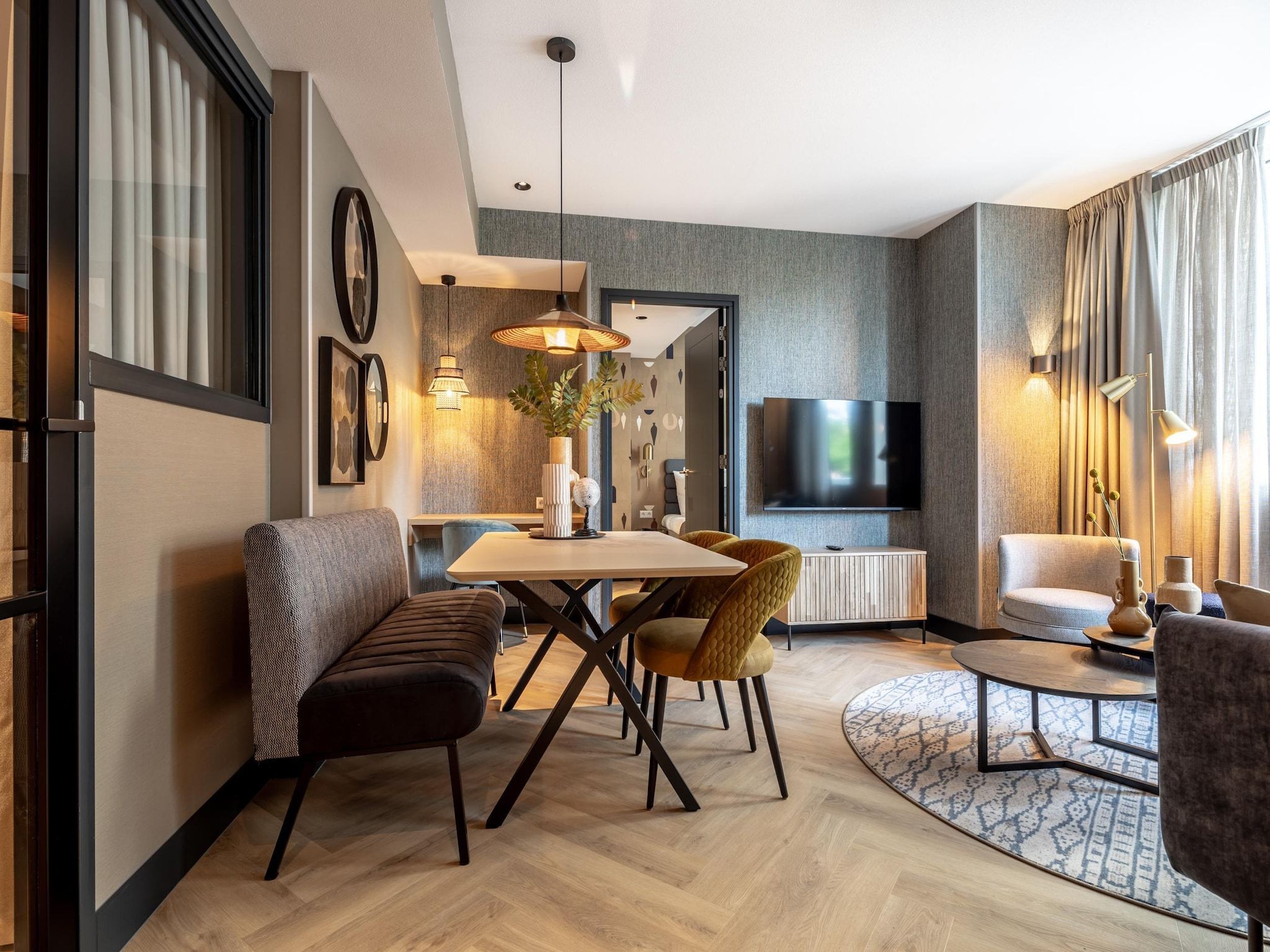 De eetkamer van Delft 3A in Delft
