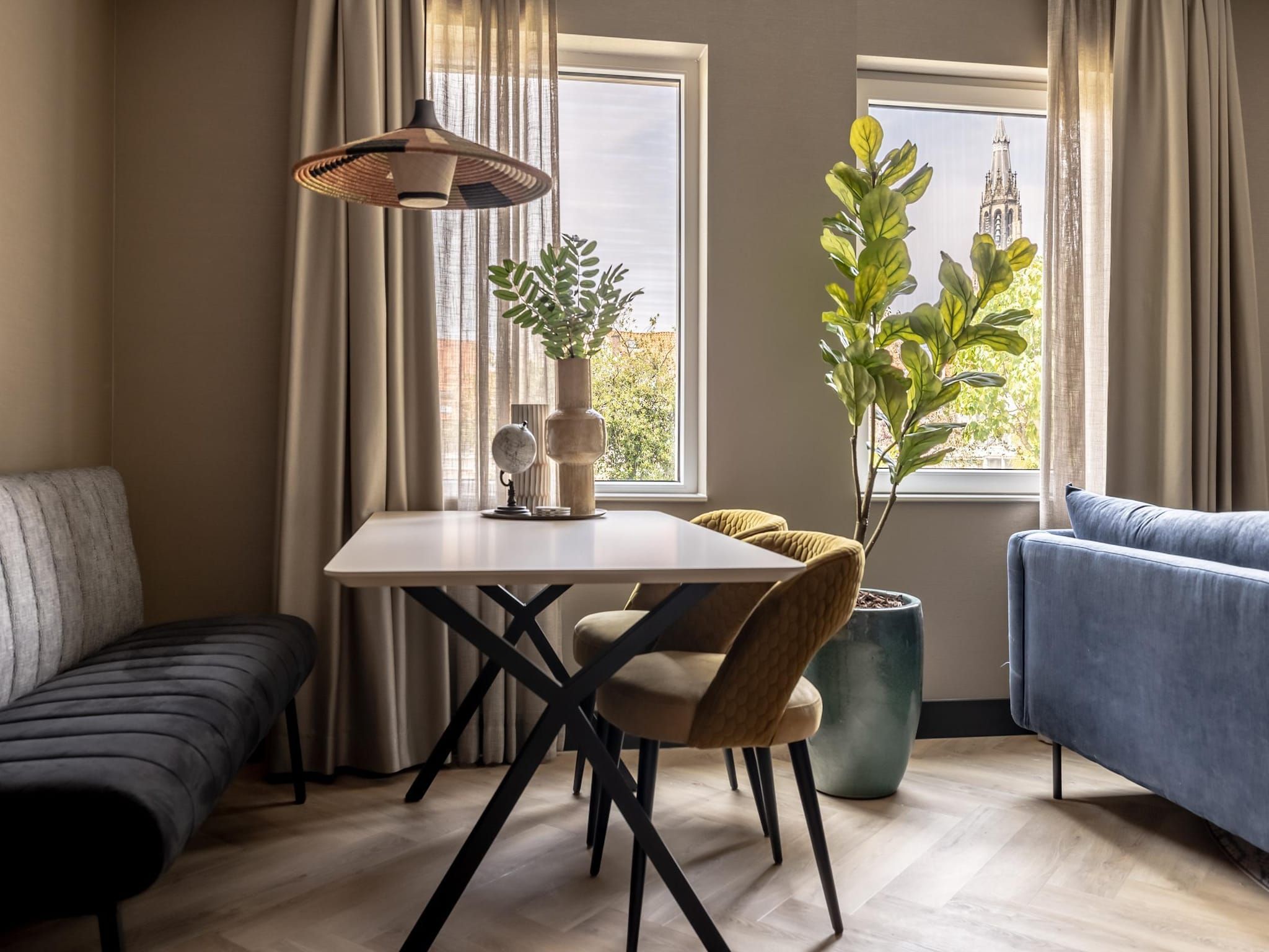 De eetkamer van Delft 3A in Delft