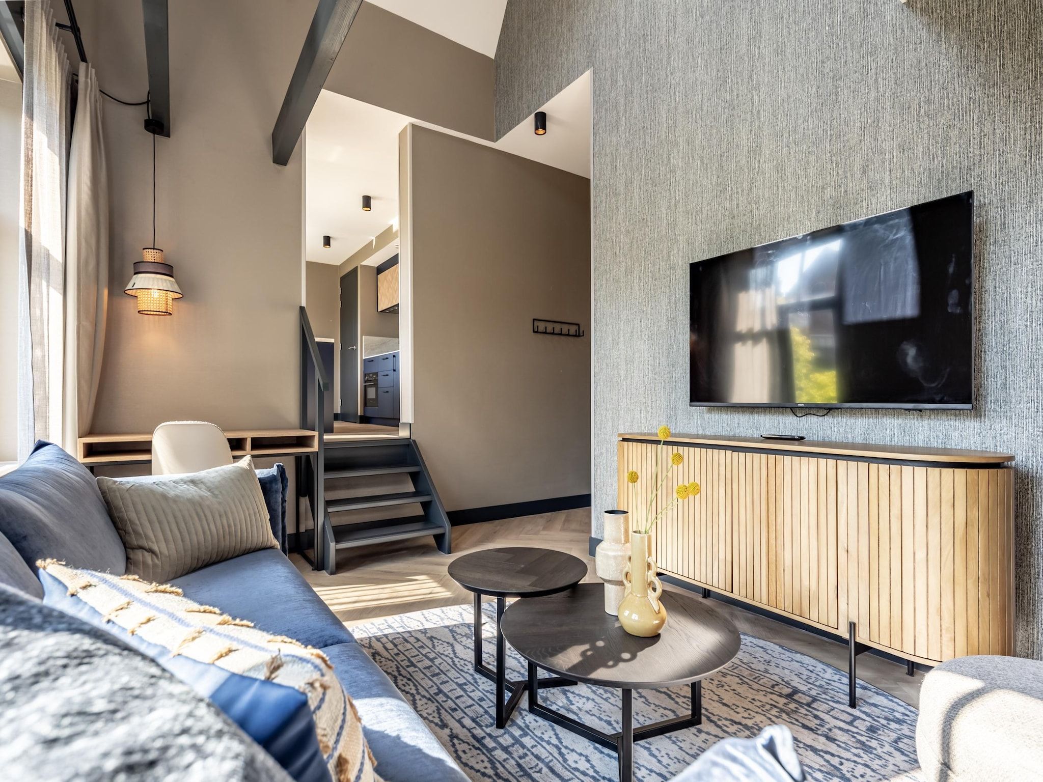 De woonkamer van Delft 3C in Delft