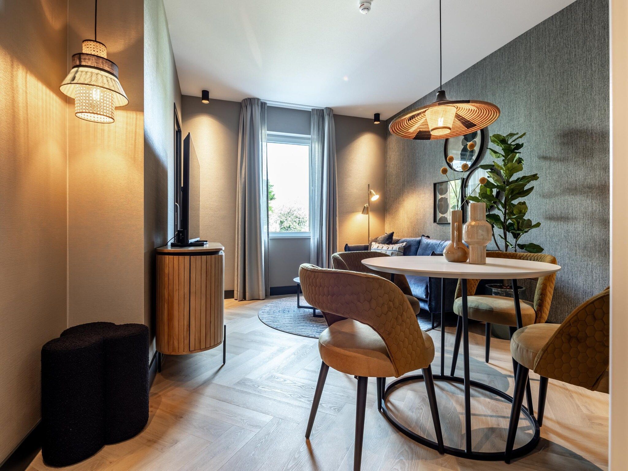 De eetkamer van Delft 4A in Delft