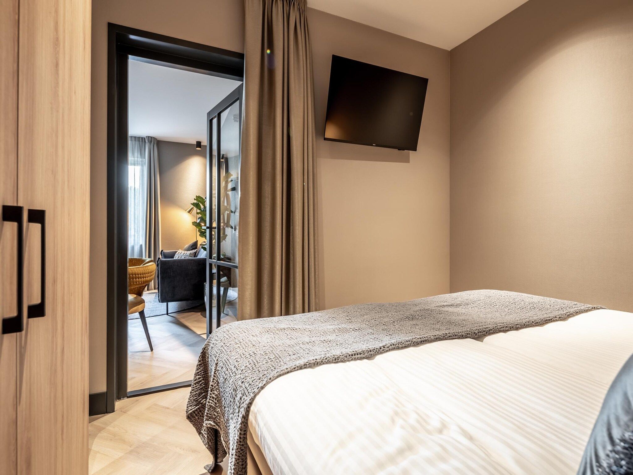Een slaapkamer van Delft 4A in Delft