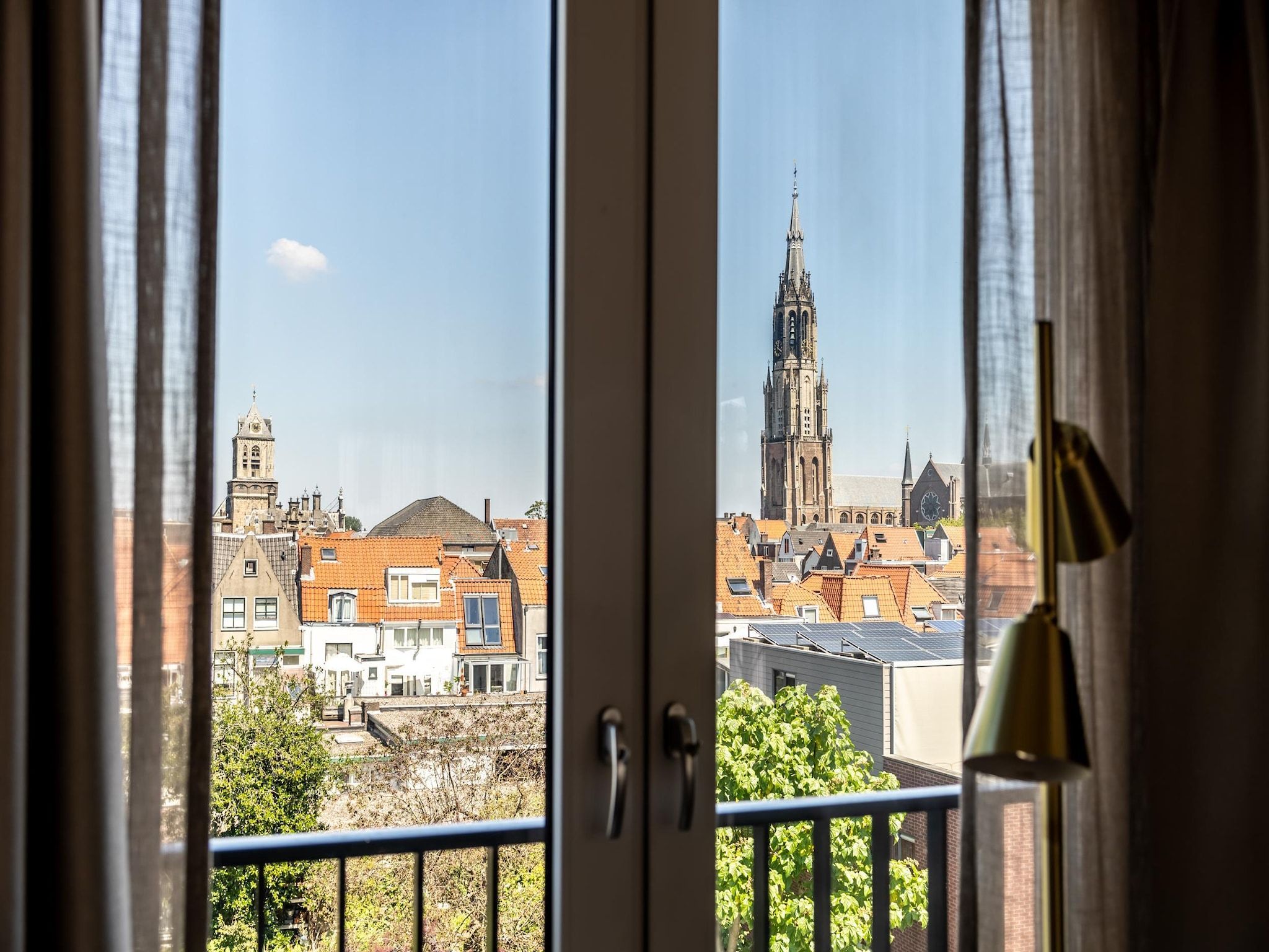 Het uitzicht vanaf Delft 4C in Delft
